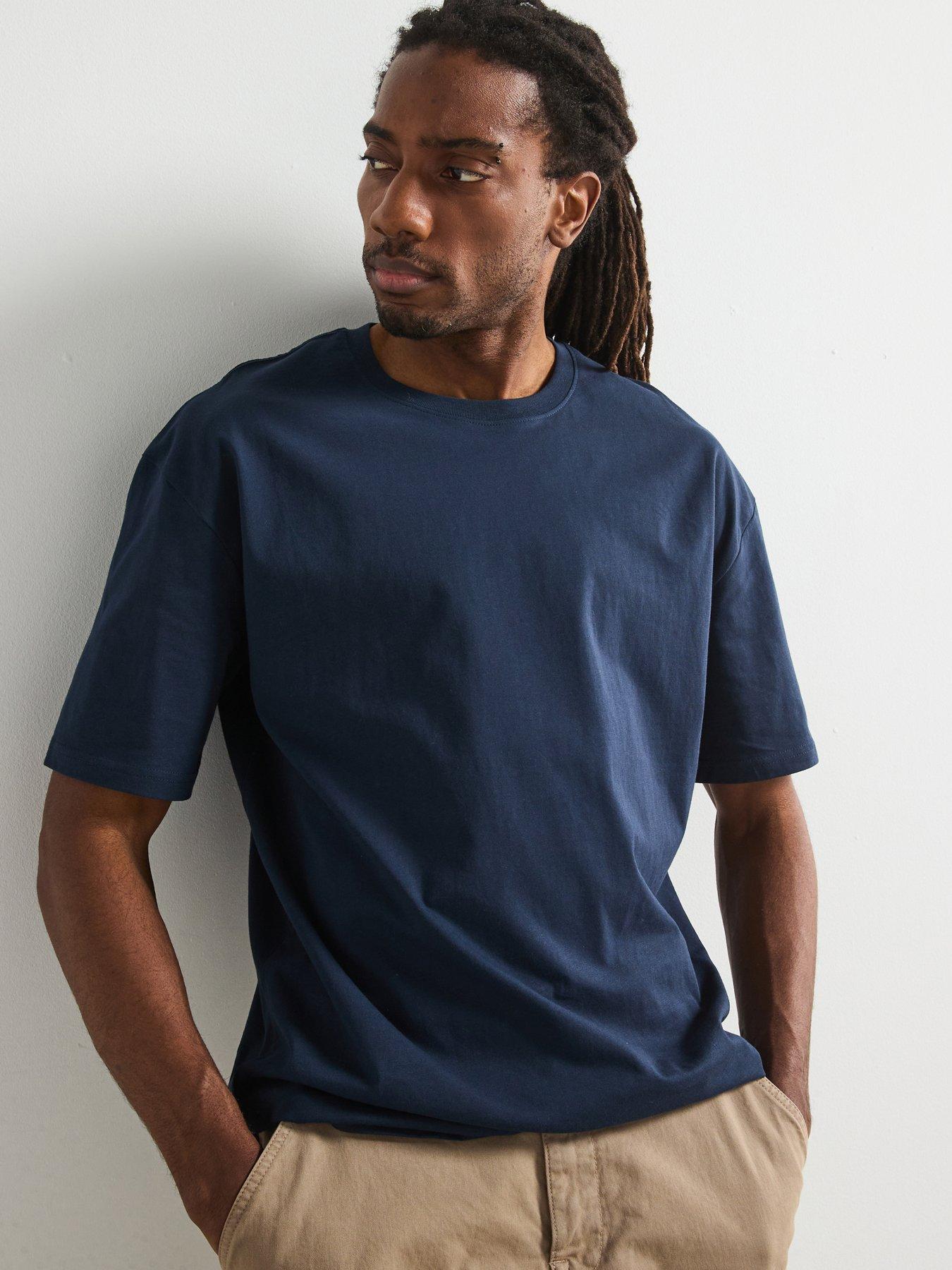 undefined Oversized Fit T-Shirt - Navy