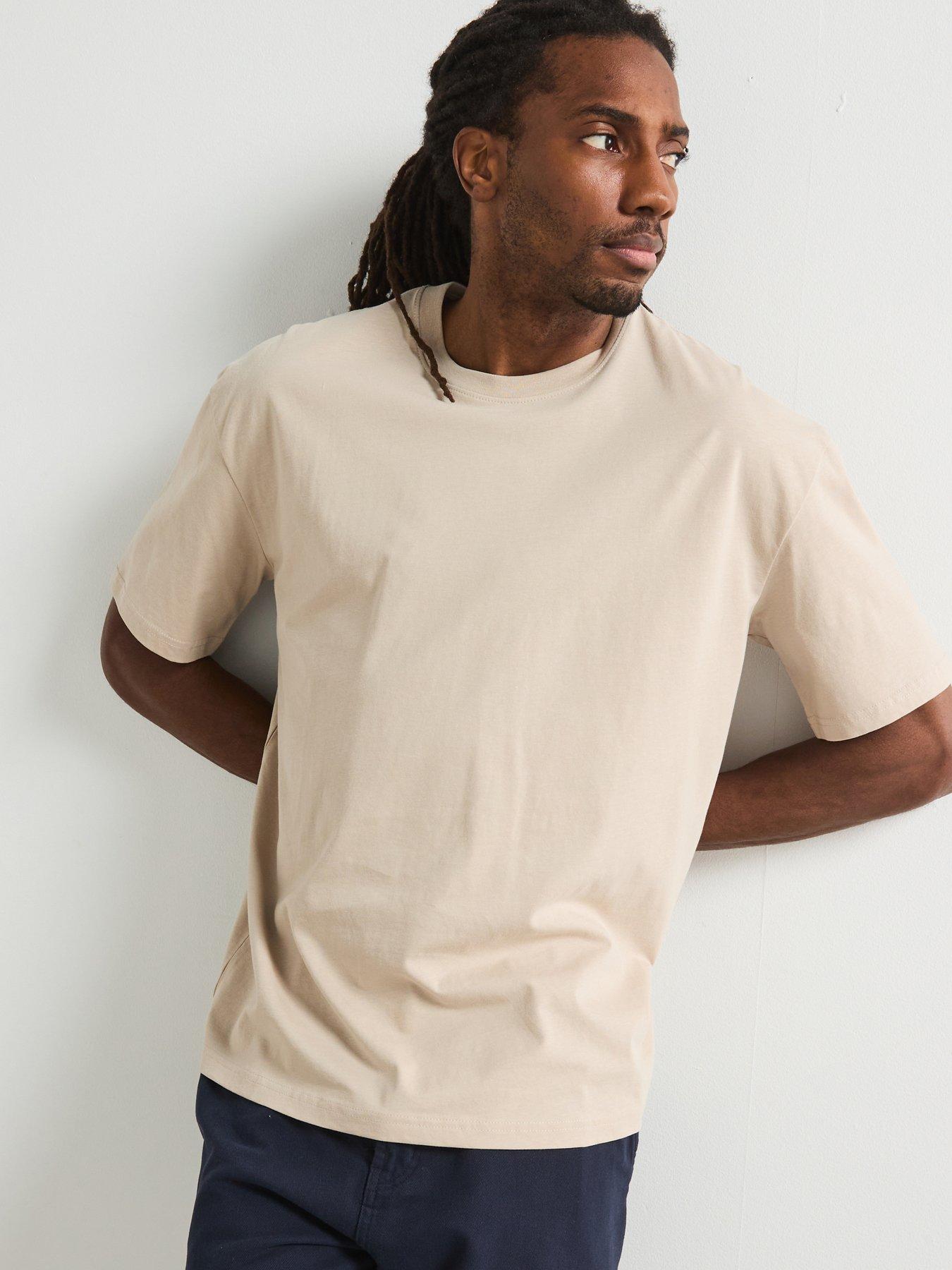 undefined Oversized Fit T-shirt - Stone