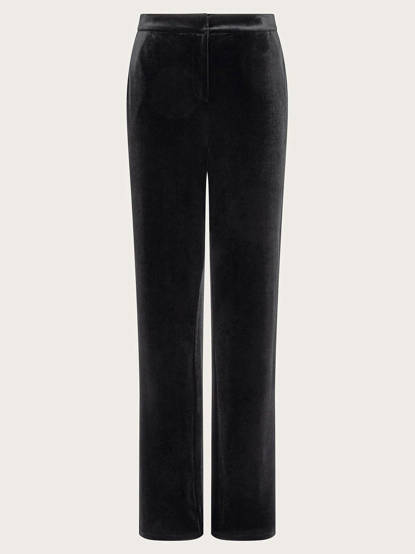 Veda Velvet Trousers Black