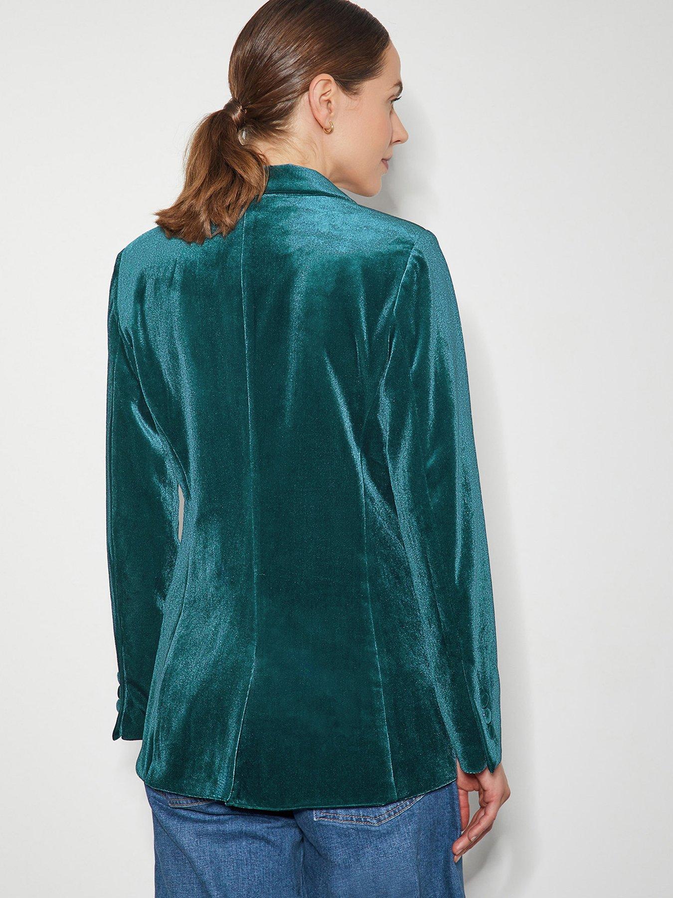 Image 2 of 6 of Monsoon Vicky Jacket - Peacock