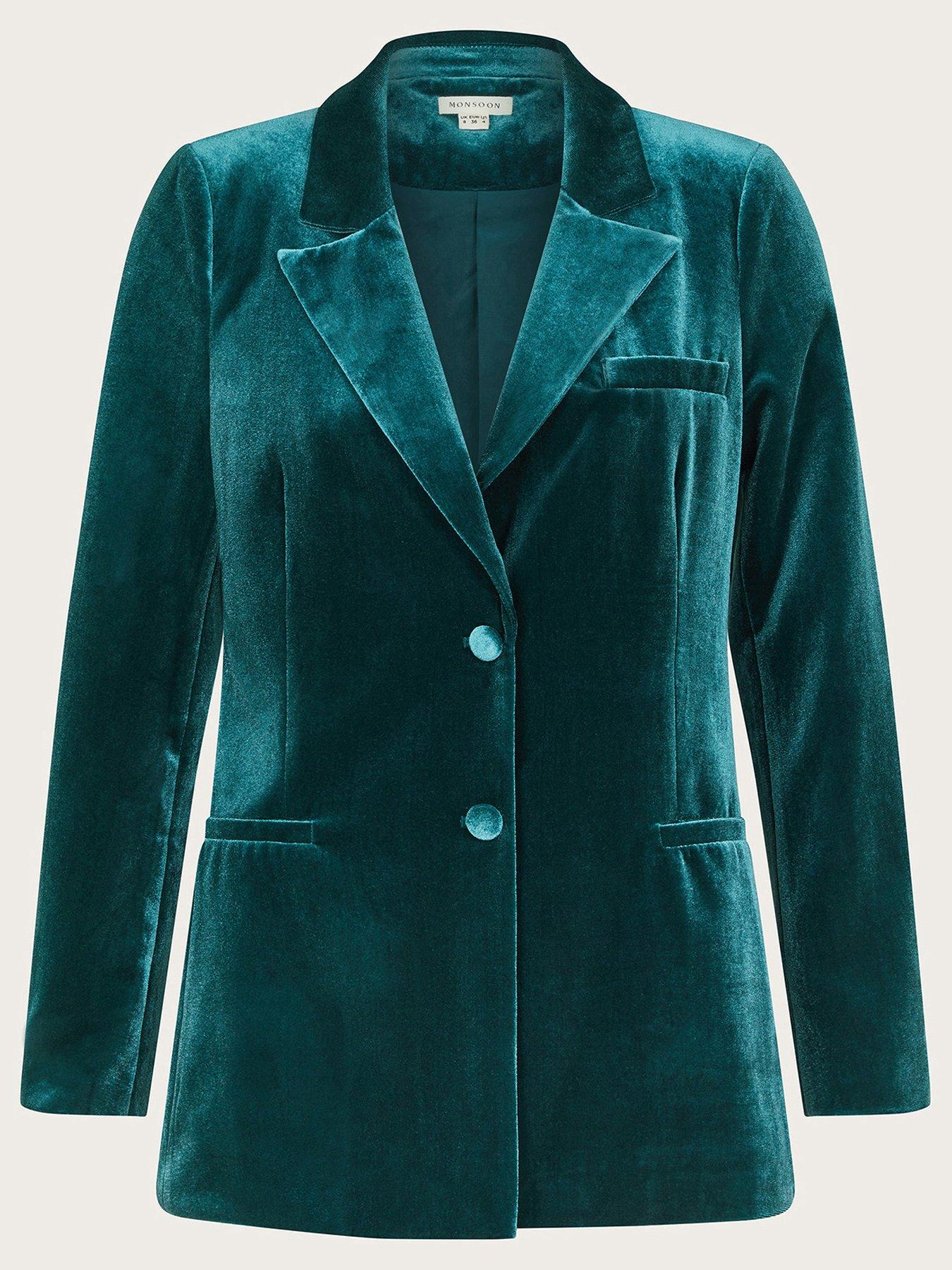 Image 6 of 6 of Monsoon Vicky Jacket - Peacock