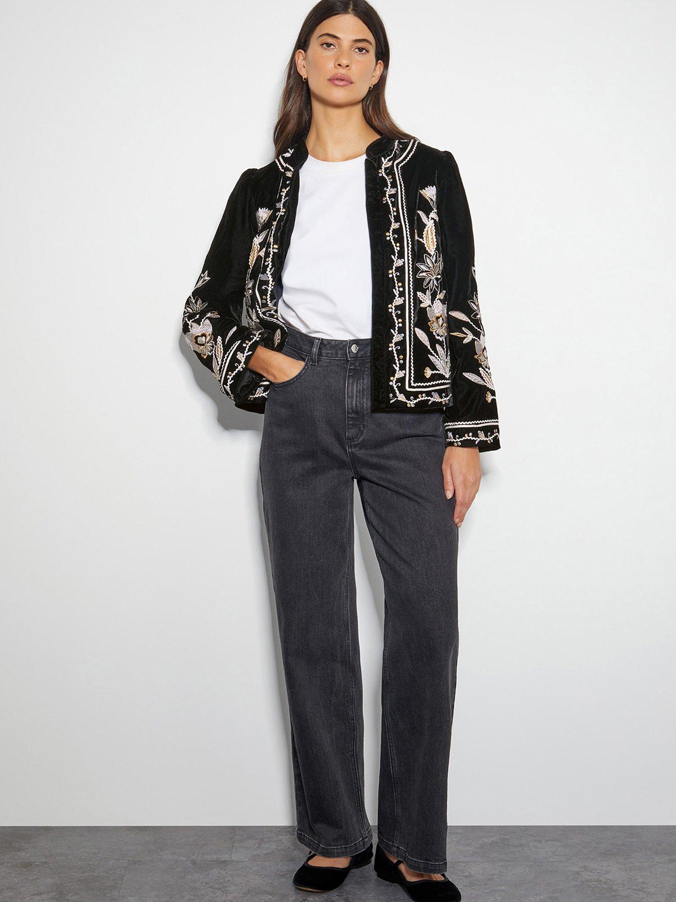 Image 3 of 6 of Monsoon Phoebe Jacket - Black