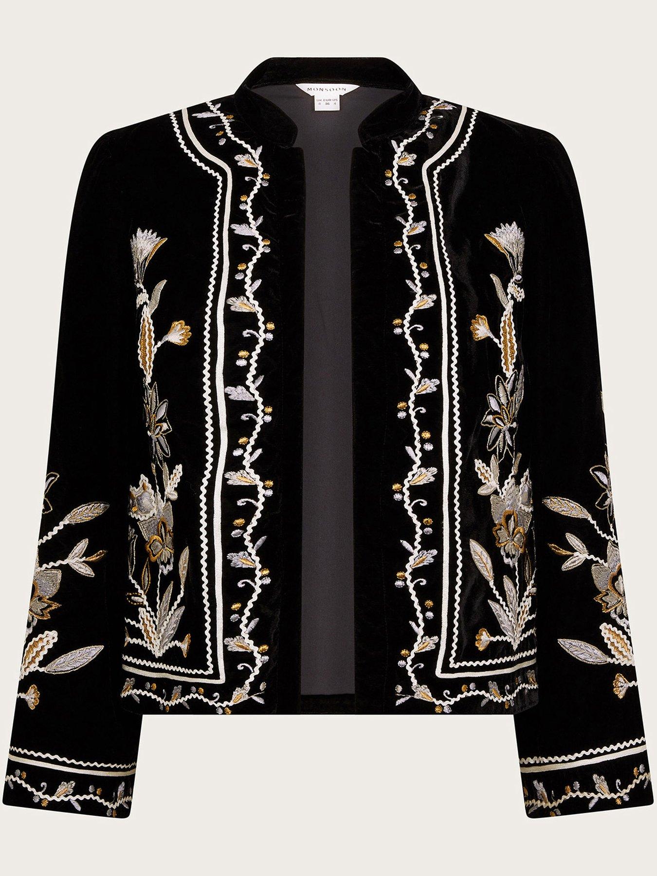 Image 6 of 6 of Monsoon Phoebe Jacket - Black