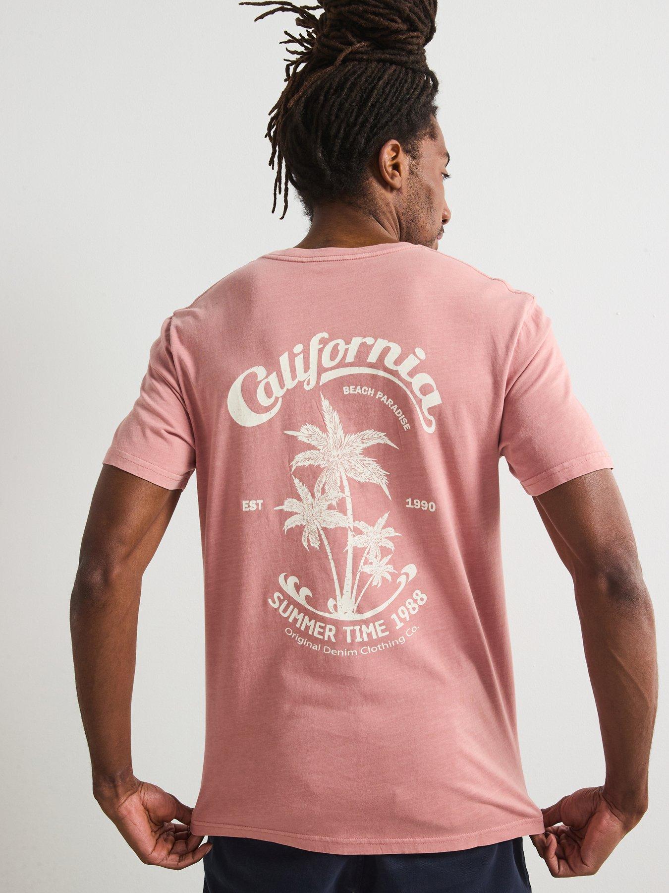 undefined Back Graphic T-Shirt - Pink