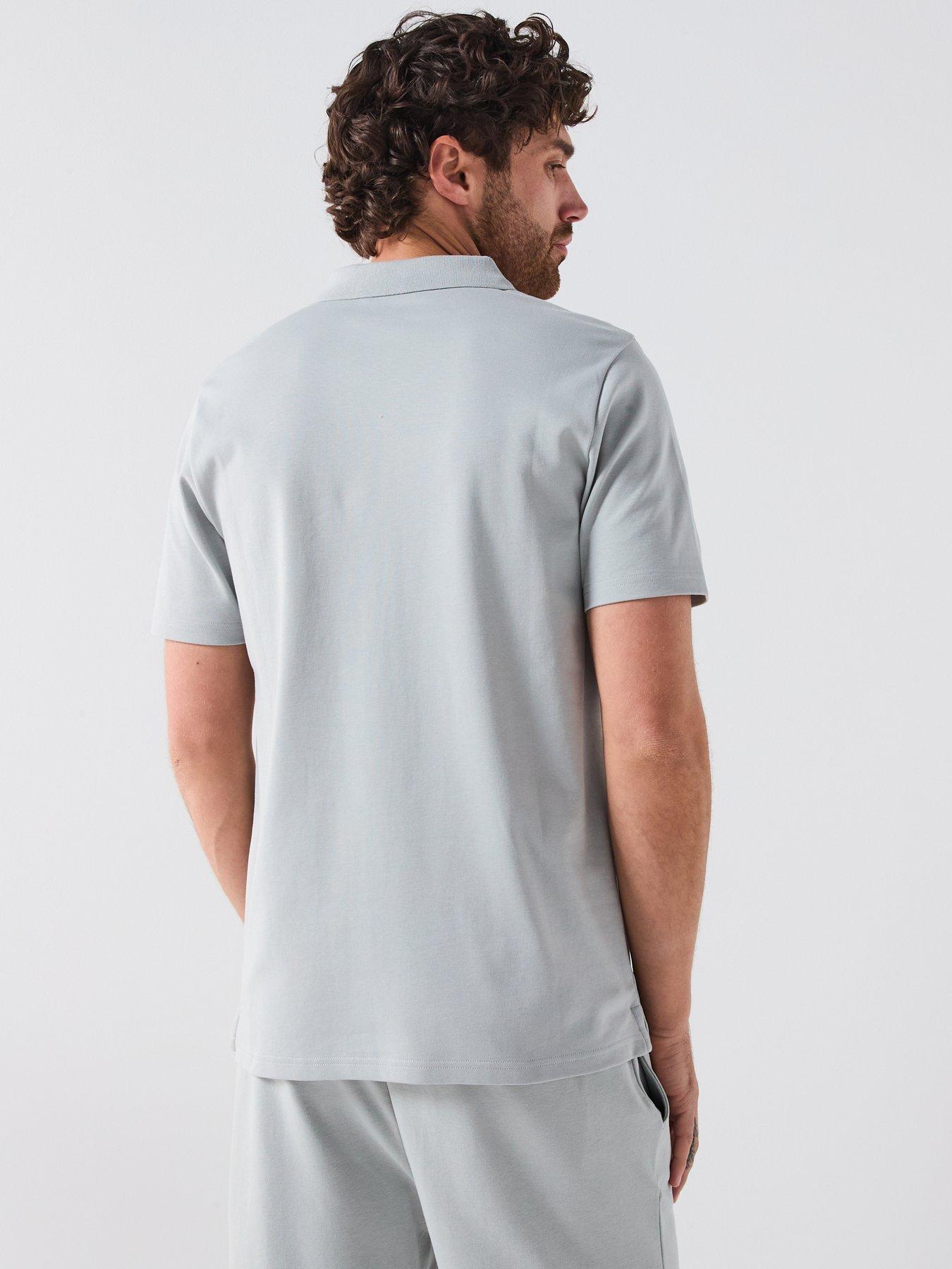 Image 2 of 5 of Very Man Interlock Notch Polo - Light Grey