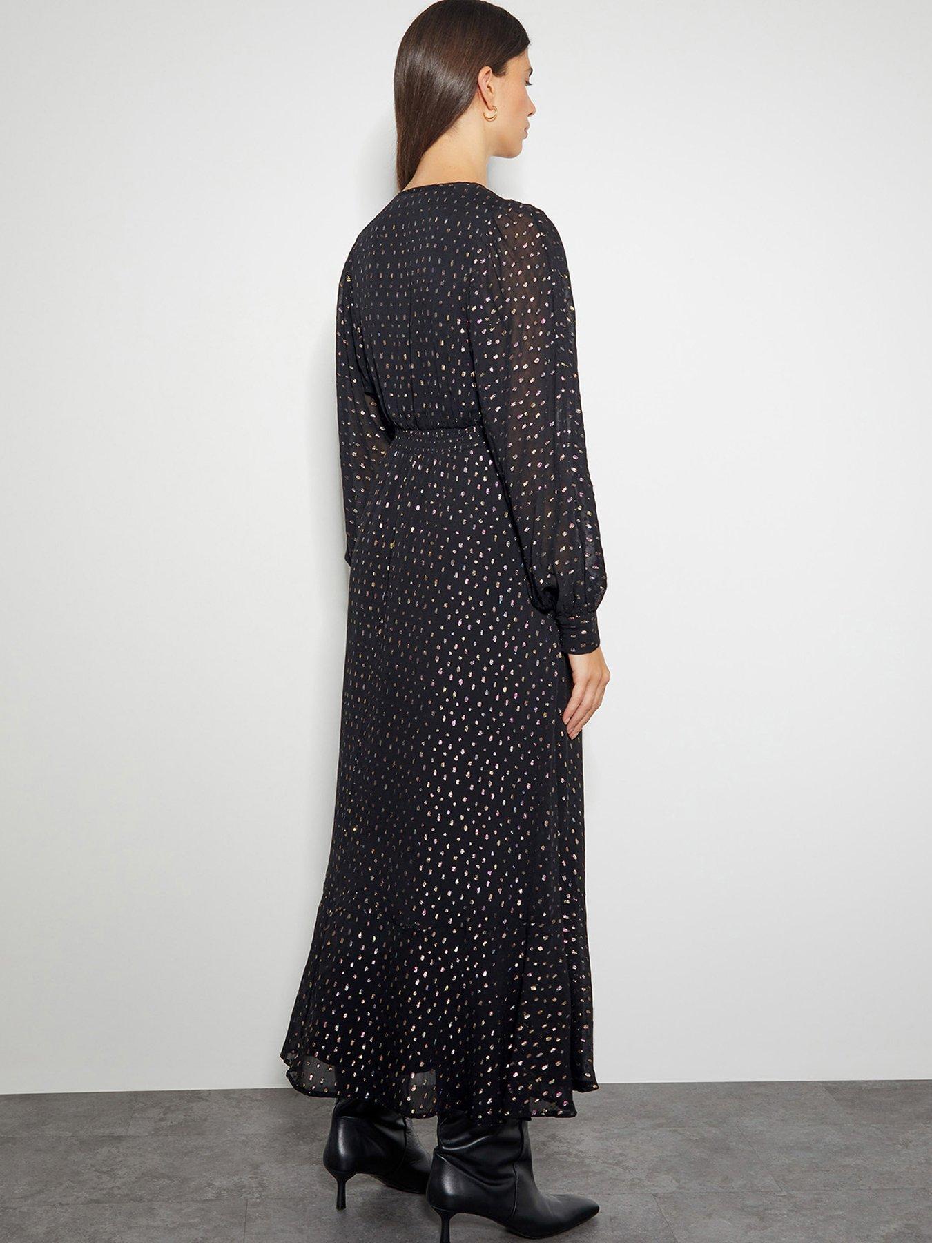 Lillian Lurex Dress Black
