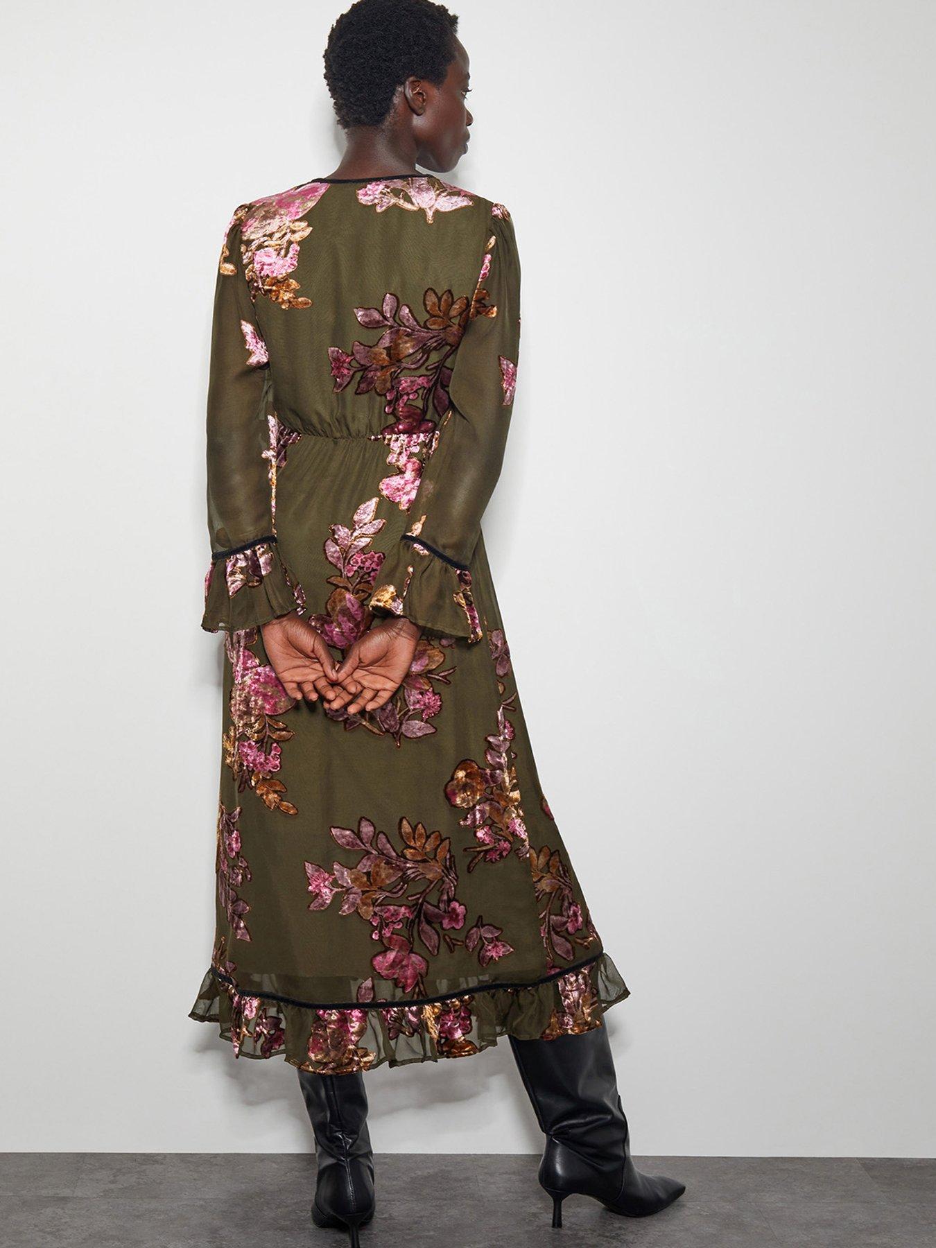 Image 2 of 6 of Monsoon Lucille Devore Dress