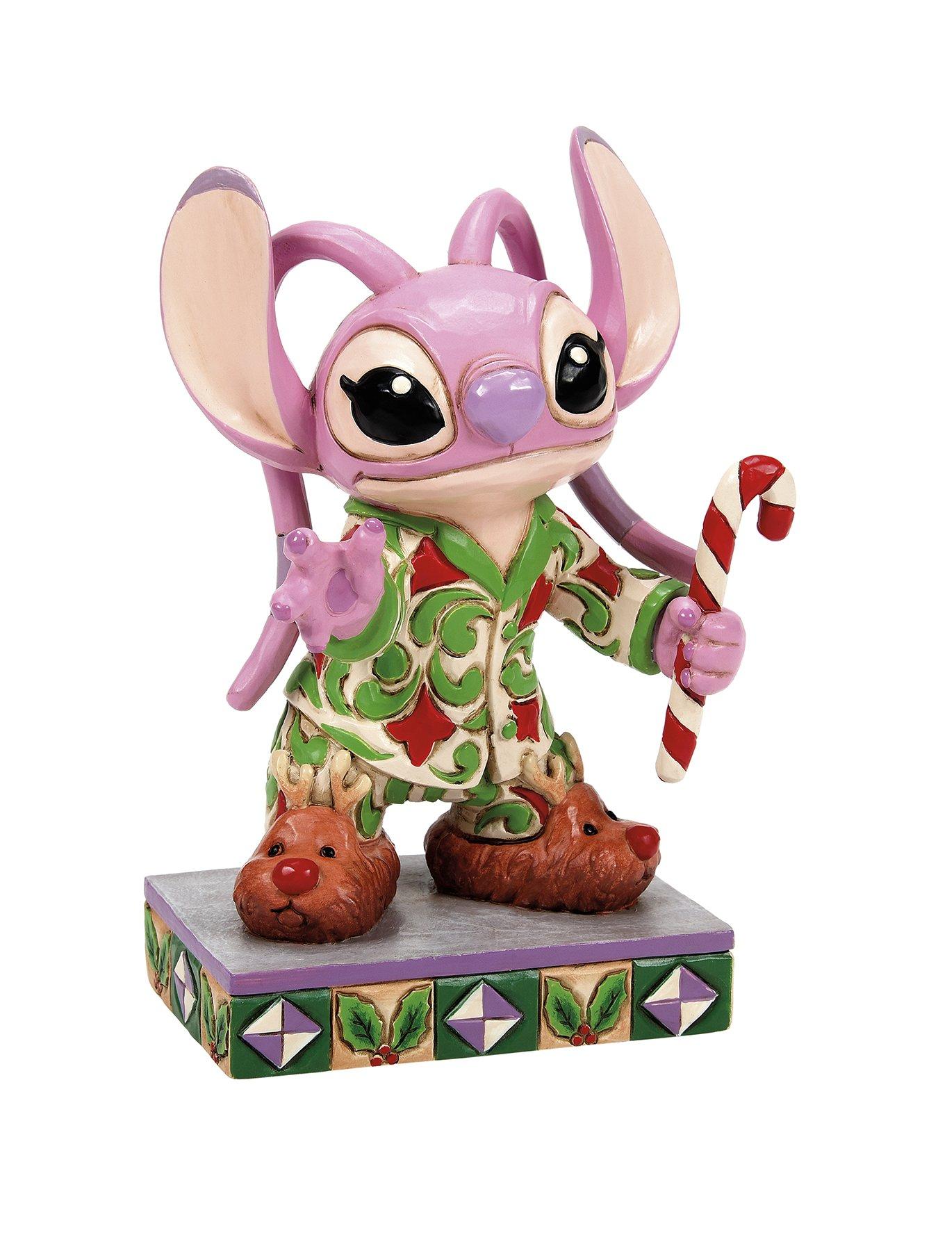 Product photograph of Disney Traditions Christmas Pjs Angel Figurine from very.co.uk