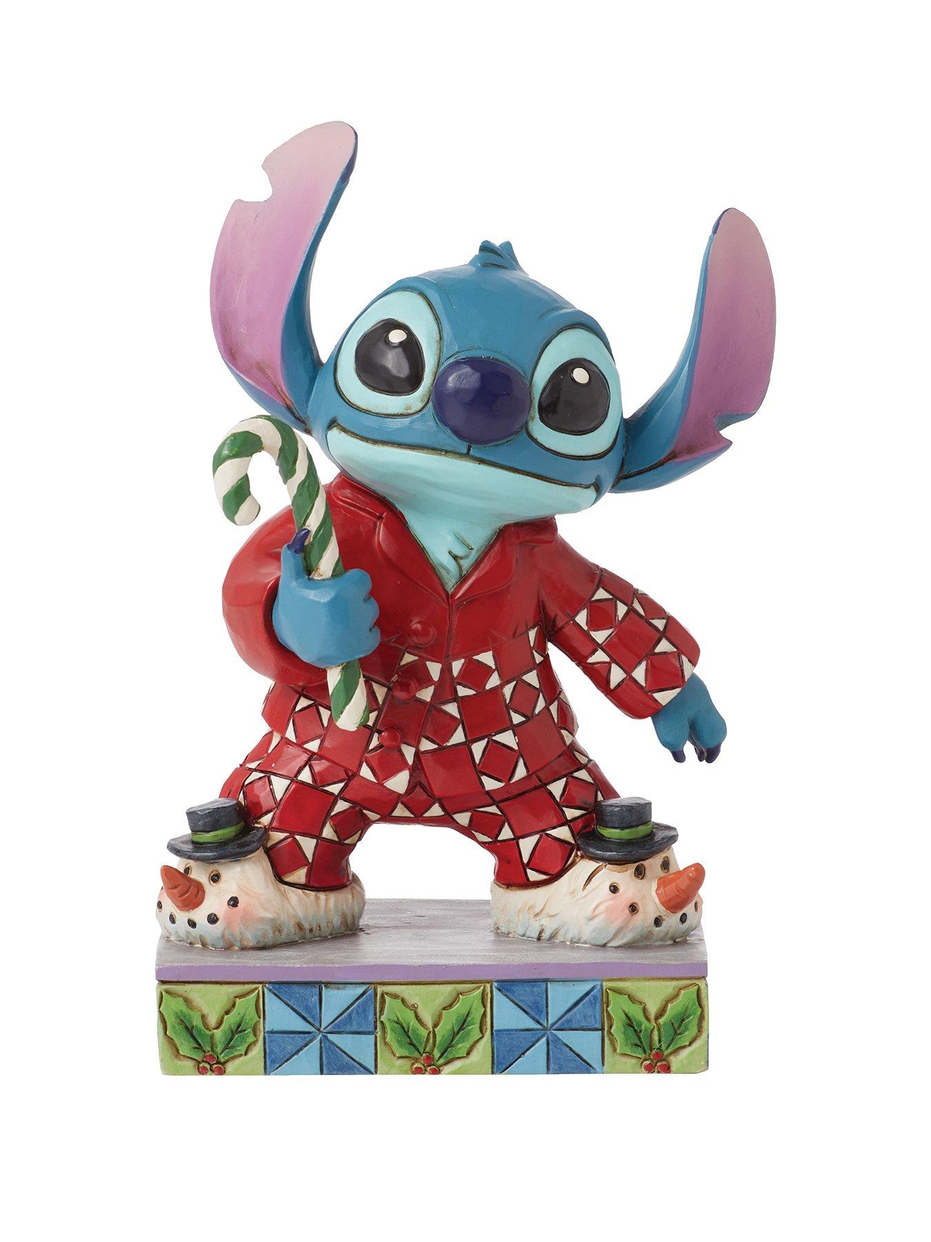 Product photograph of Disney Traditions Christmas Pjs Stitch Figurine from very.co.uk