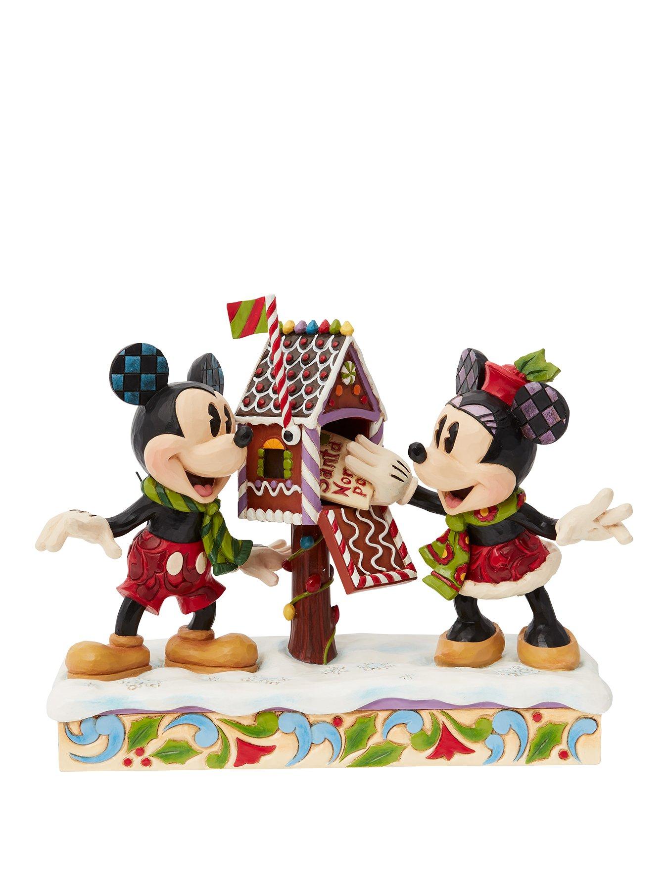 Product photograph of Disney Traditions Mickey Amp Minnie Posting A Letter Figurine from very.co.uk