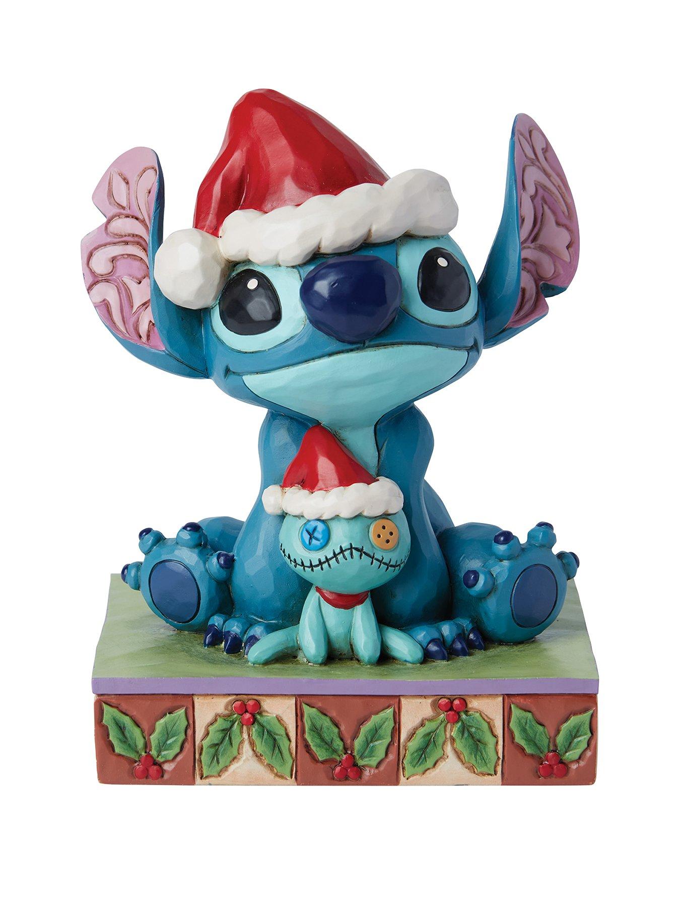 Product photograph of Disney Traditions Santa Stitch With Scrump Figurine from very.co.uk