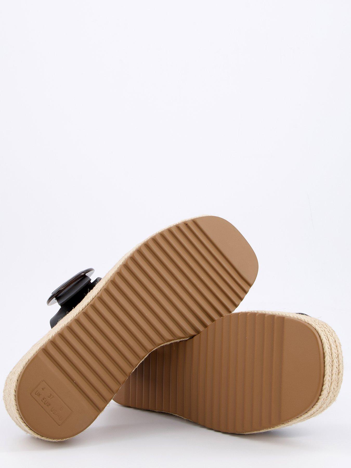 Strap Flatform Espadrille Sandals