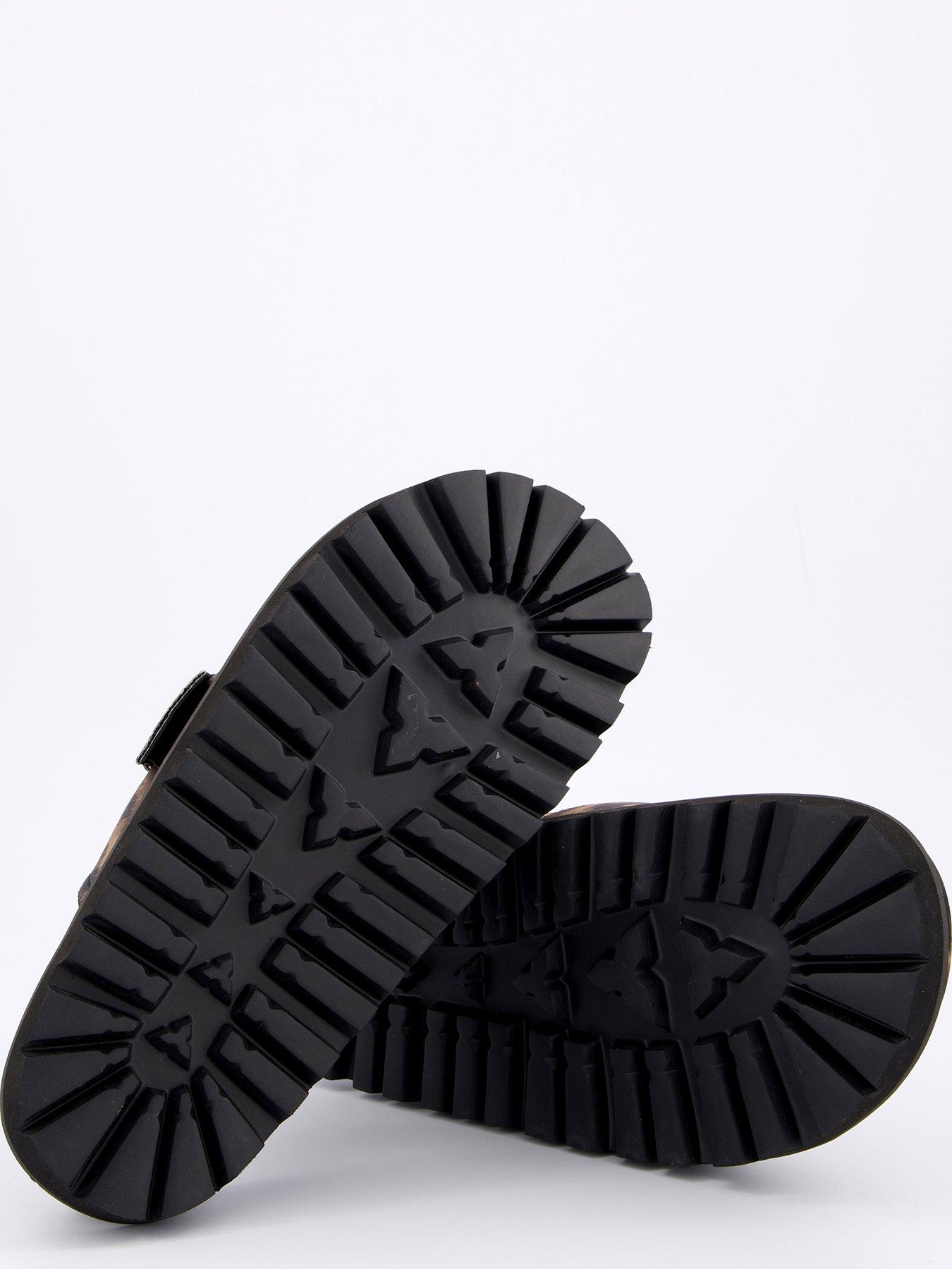 Image 4 of 7 of V by Very Closed Toe Mule With Large Buckle - Leopard Print