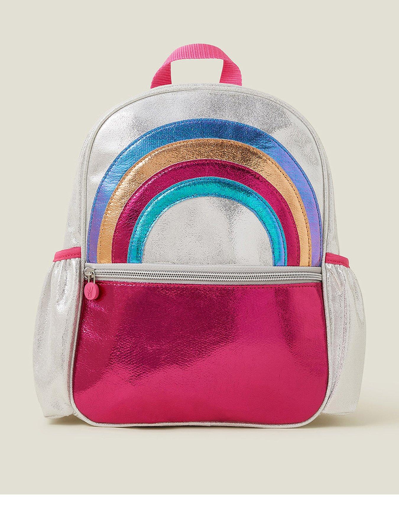 Rainbow bookbag best sale