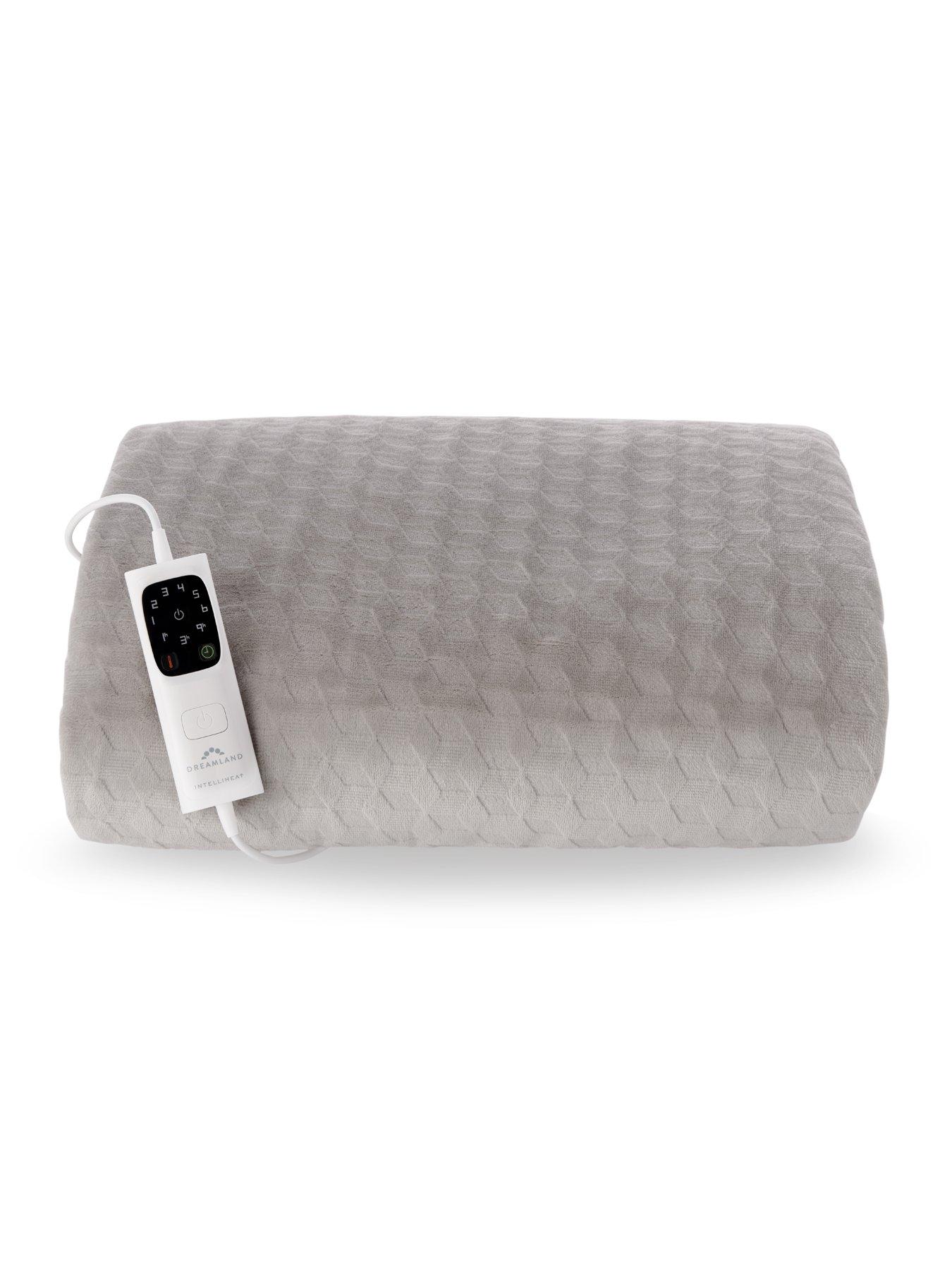 Image 4 of 6 of Dreamland Indulgent Days XL Warming Throw- Light Grey