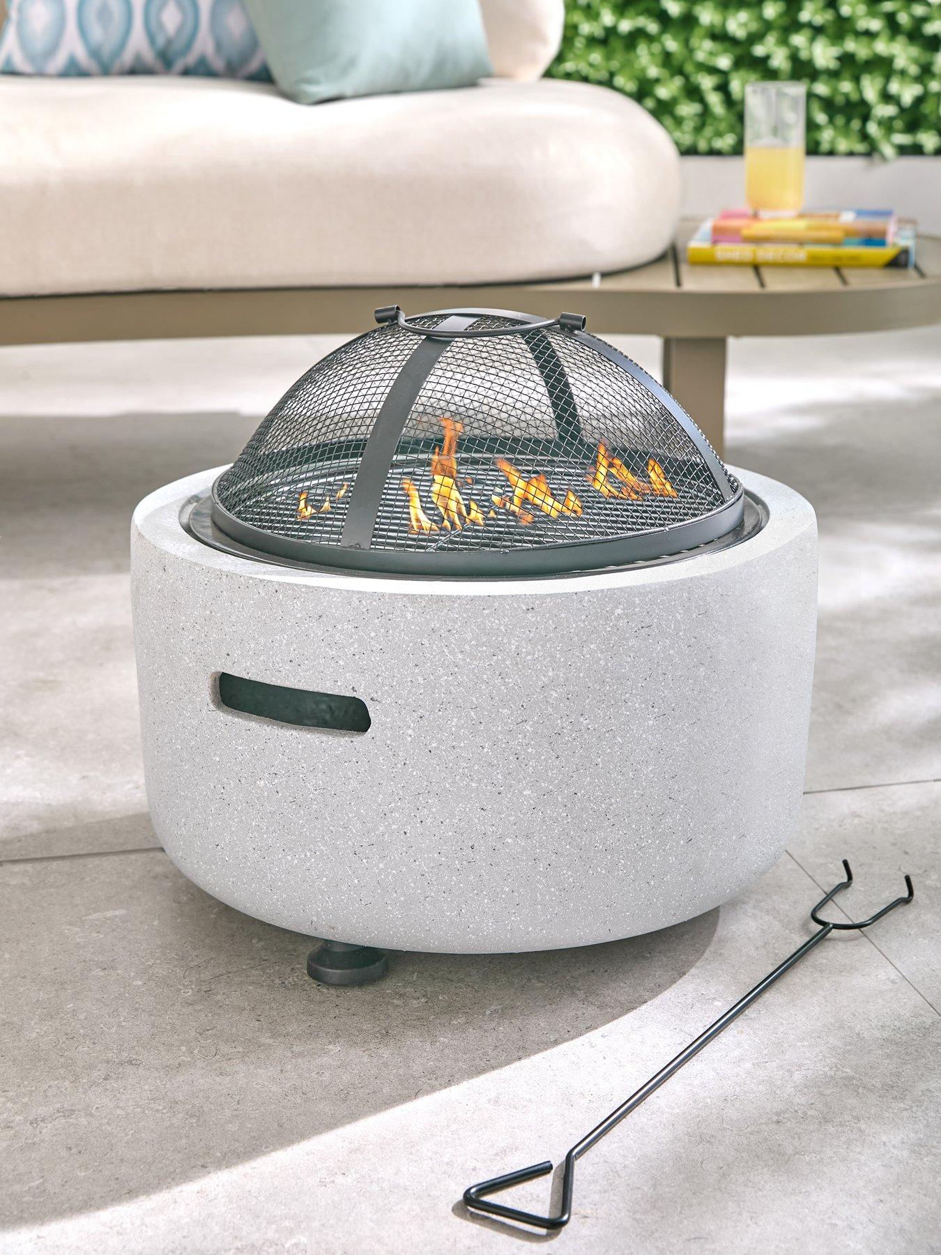 undefined Clay Effect MGO Fire Pit 45cm