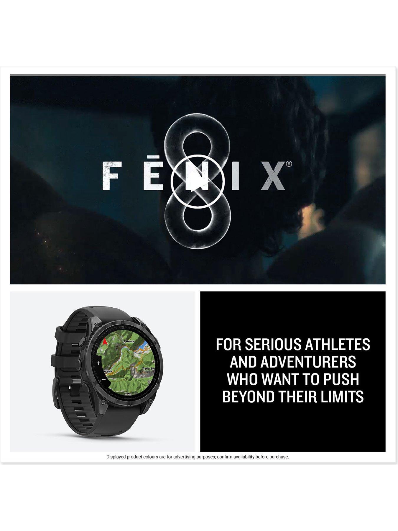 Image 7 of 7 of Garmin fenix 8 - 47 mm, AMOLED, Slate Grey with Black Silicone Band