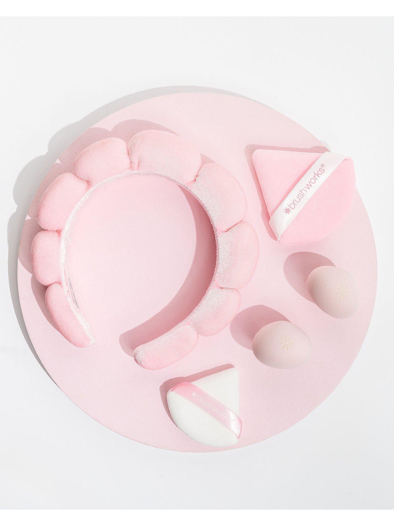 Image 2 of 7 of Brushworks Dream Blend Cloud Headband &amp; Makeup Sponge Set