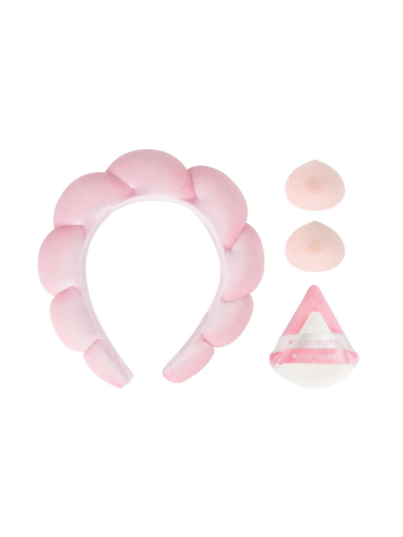 Image 5 of 7 of Brushworks Dream Blend Cloud Headband &amp; Makeup Sponge Set