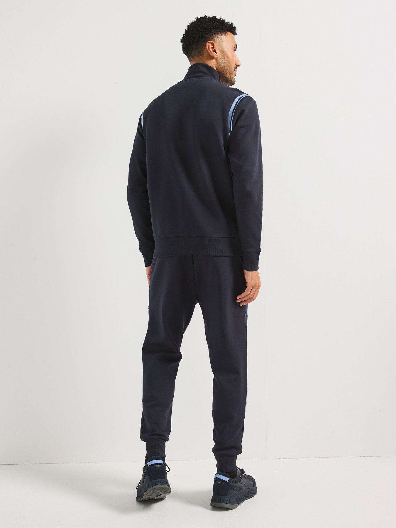 Image 2 of 6 of BOSS Regular Fit Zip Thru Tracksuit- Navy
