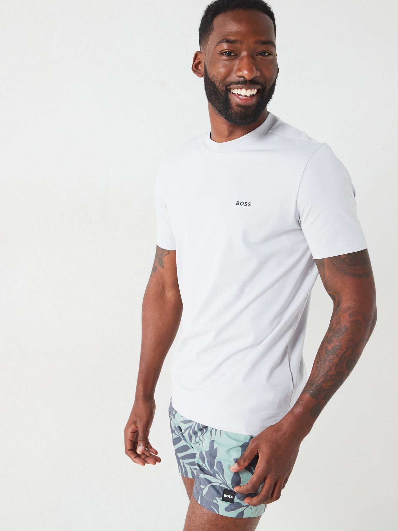 undefined Regular Fit T-Shirt- Light Grey