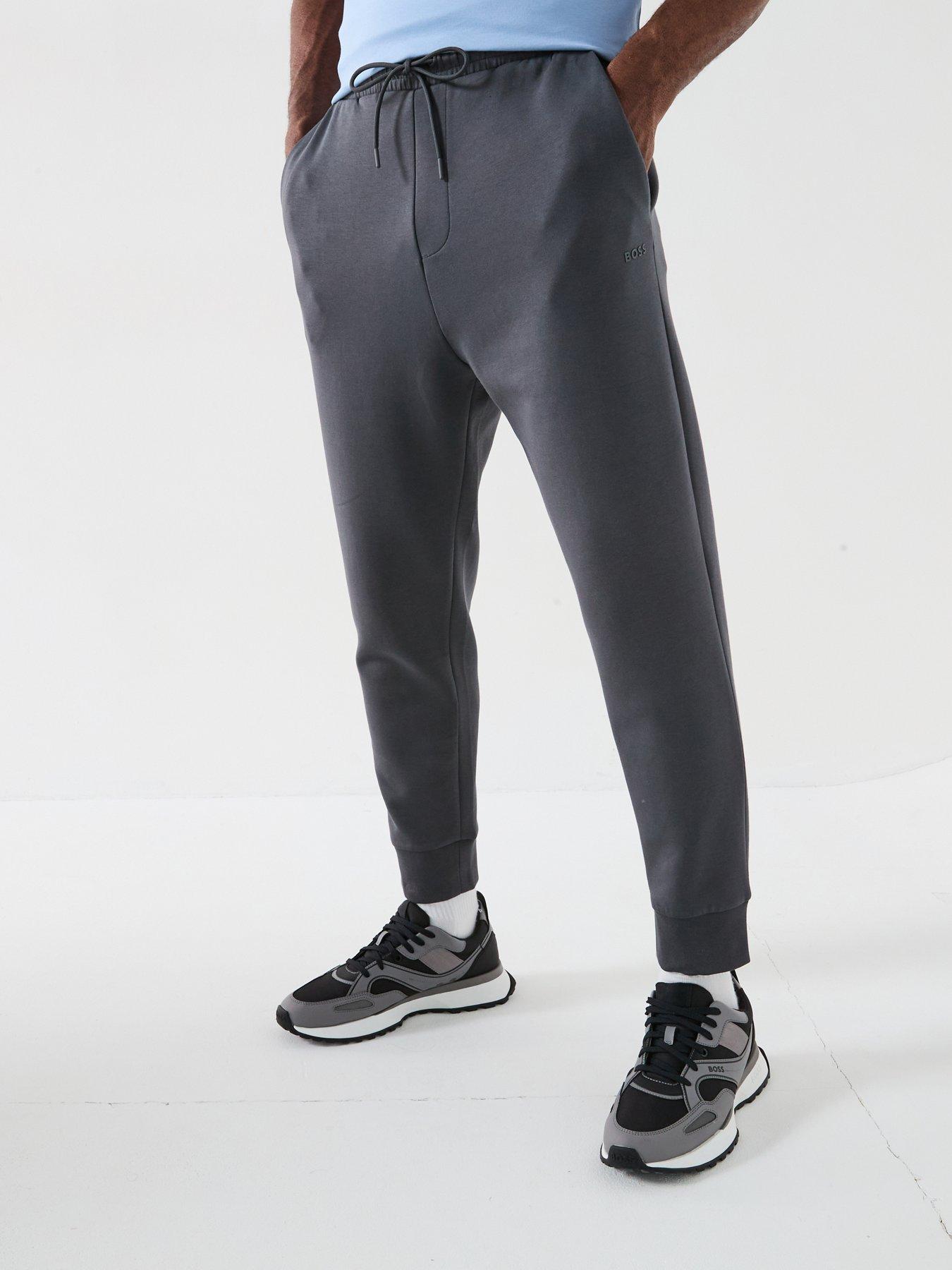 undefined Hadiko Regular Fit Cuff Joggers - Dark Grey