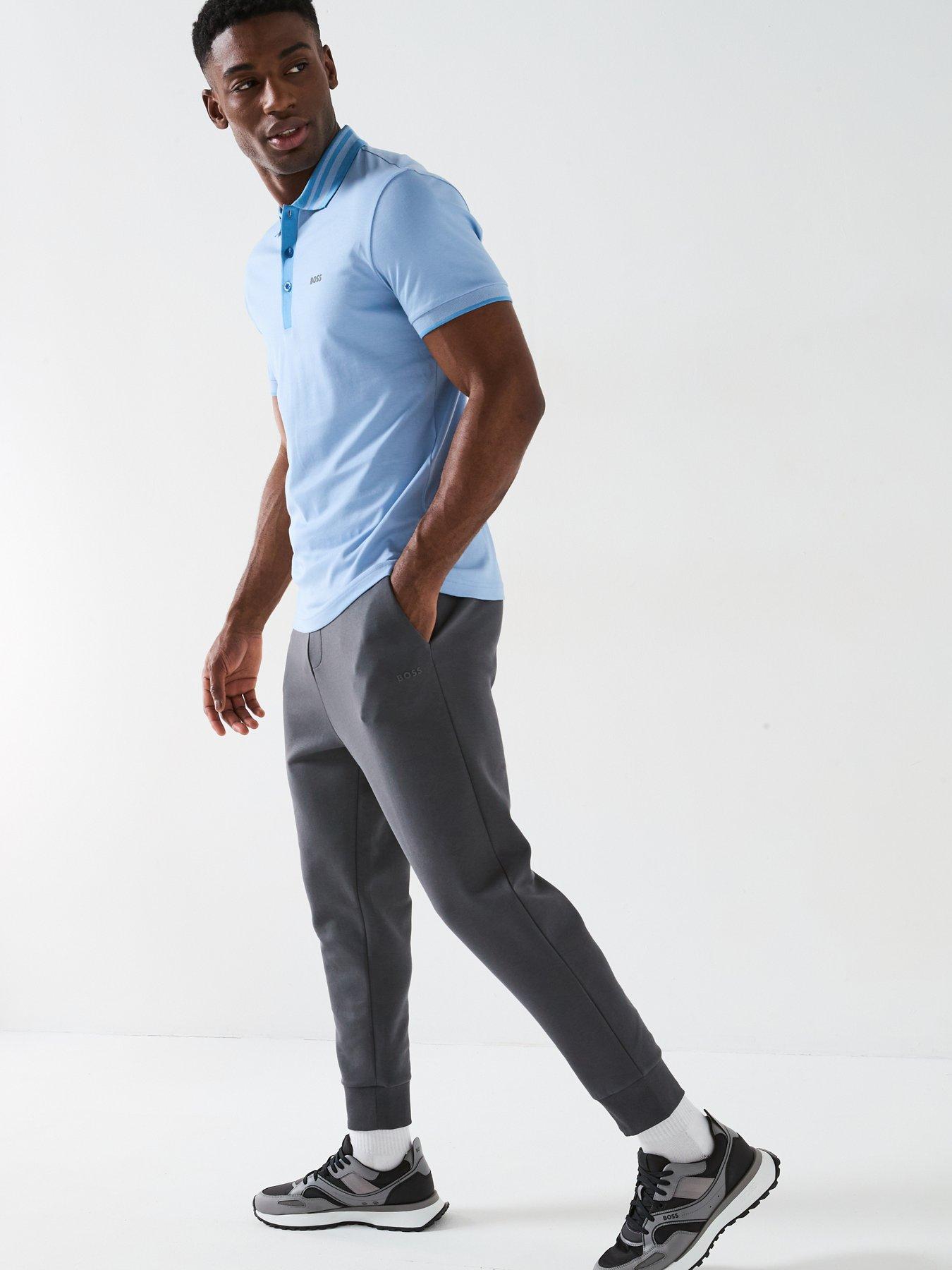 BOSS Hadiko Regular Fit Cuff Joggers - Dark Grey | Very