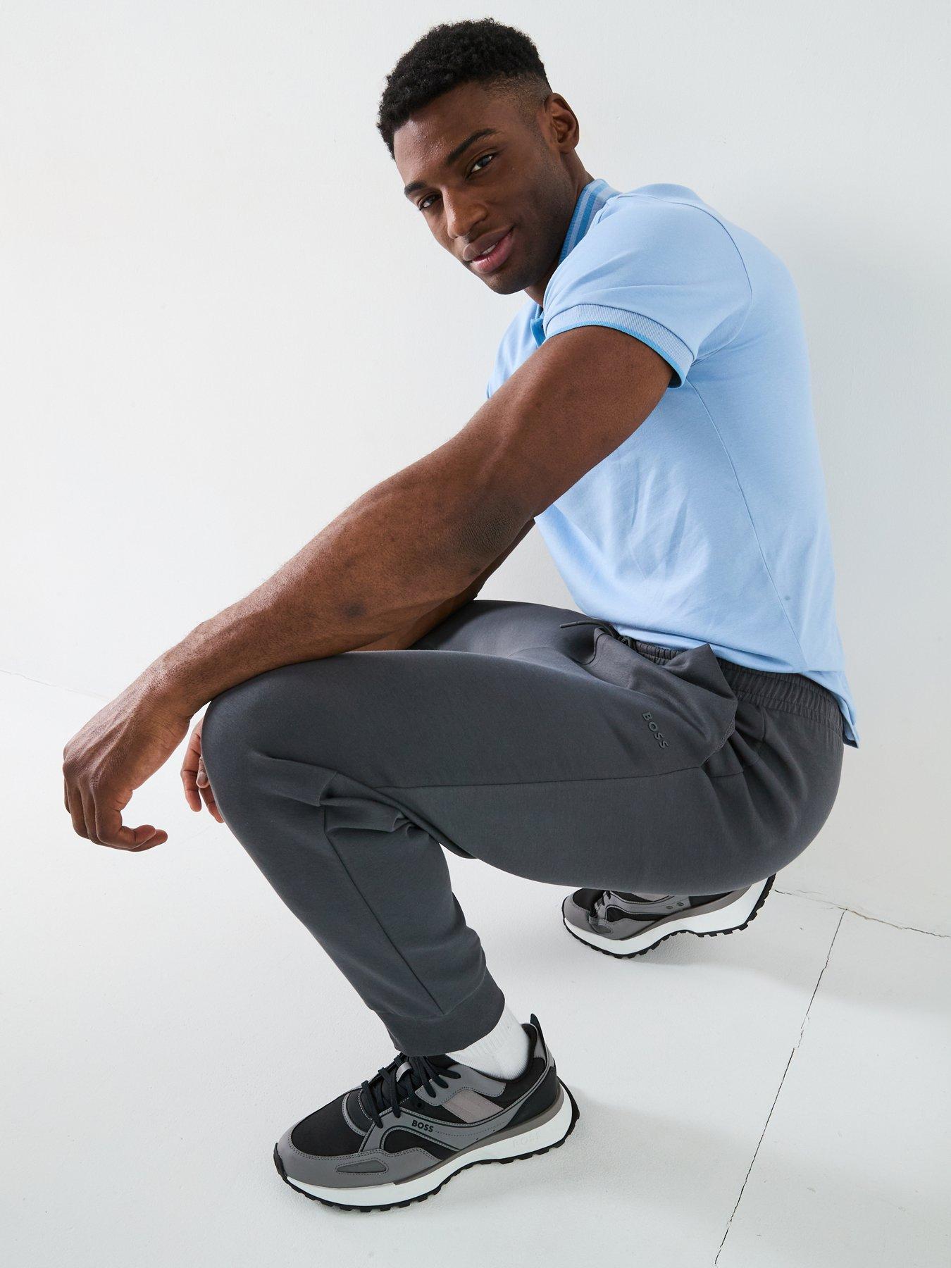 BOSS Hadiko Regular Fit Cuff Joggers - Dark Grey | Very