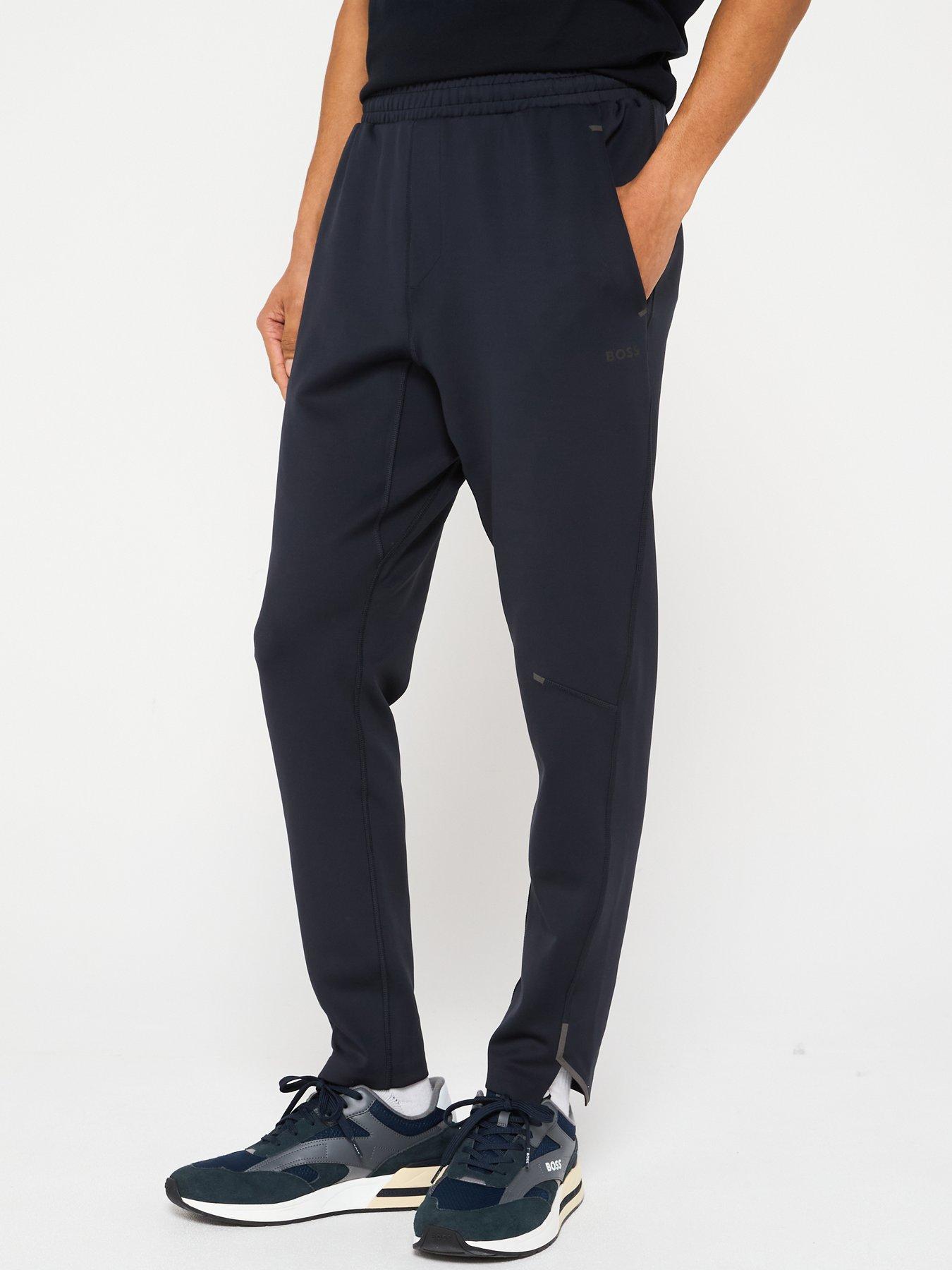 undefined Hicon Active Stretch Tapered Joggers - Navy