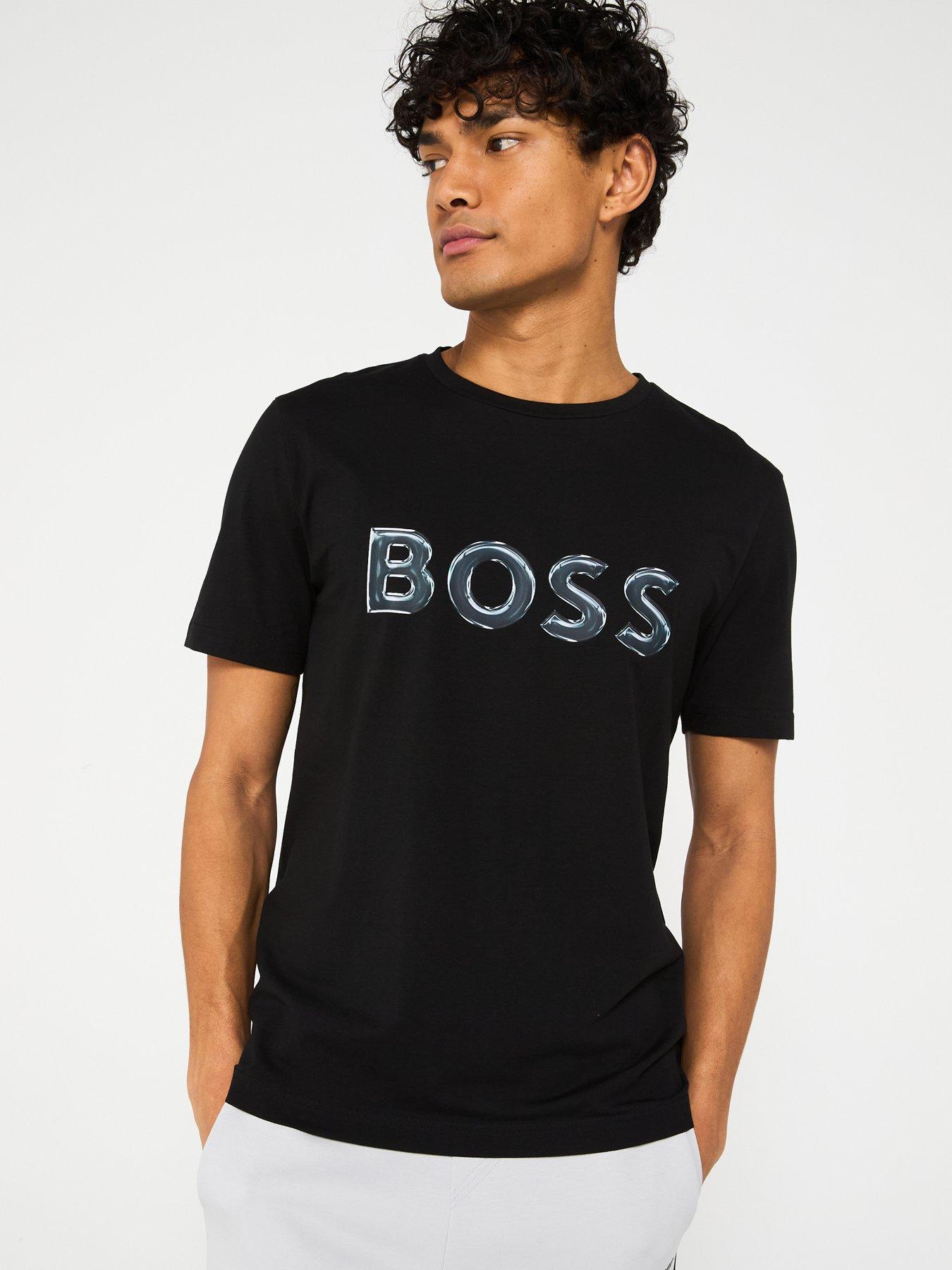 undefined Tee Logo Regular Fit Logo T-Shirt- Black