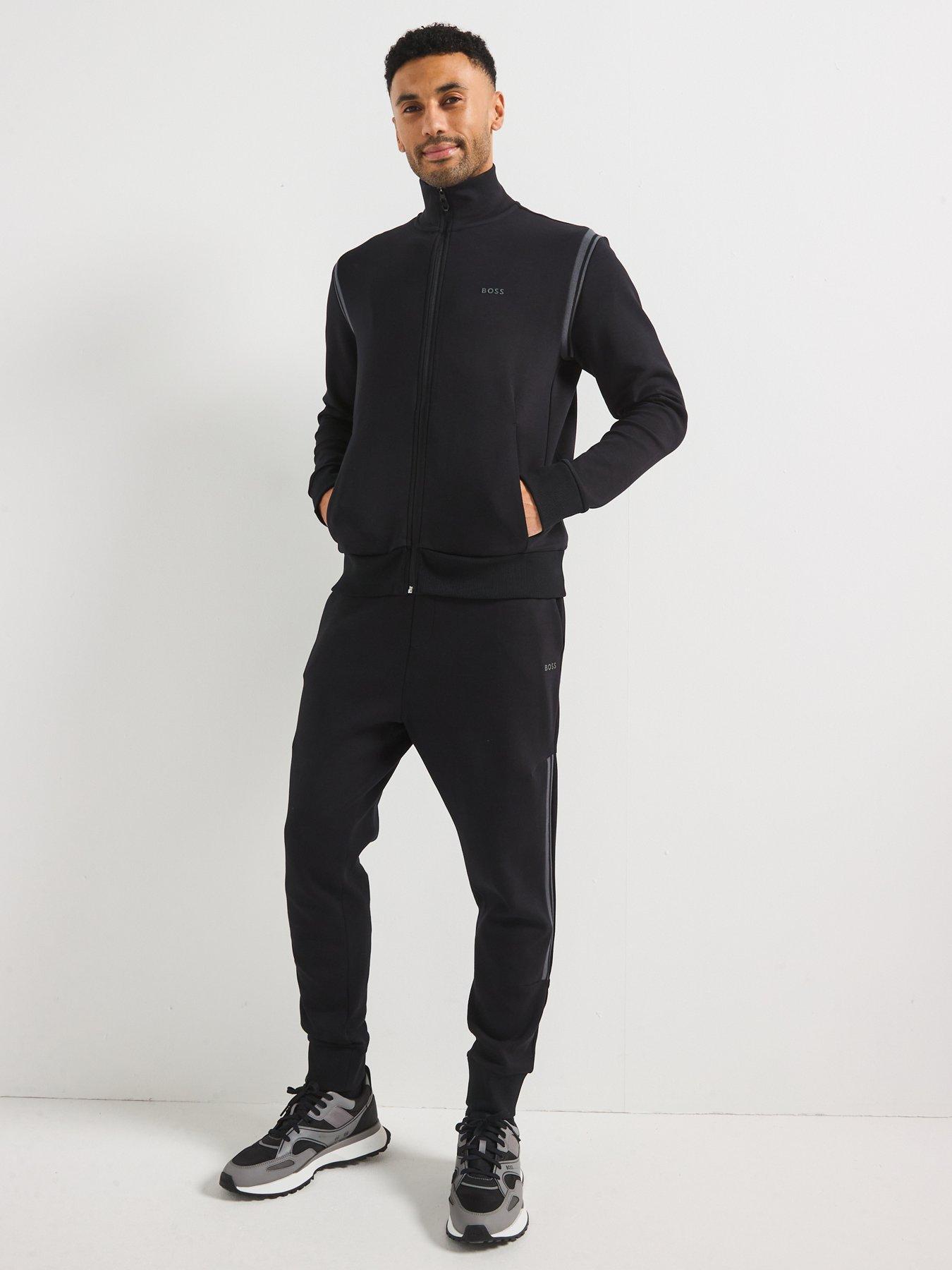 Image 3 of 6 of BOSS Regular Fit Zip Thru Tracksuit- Black