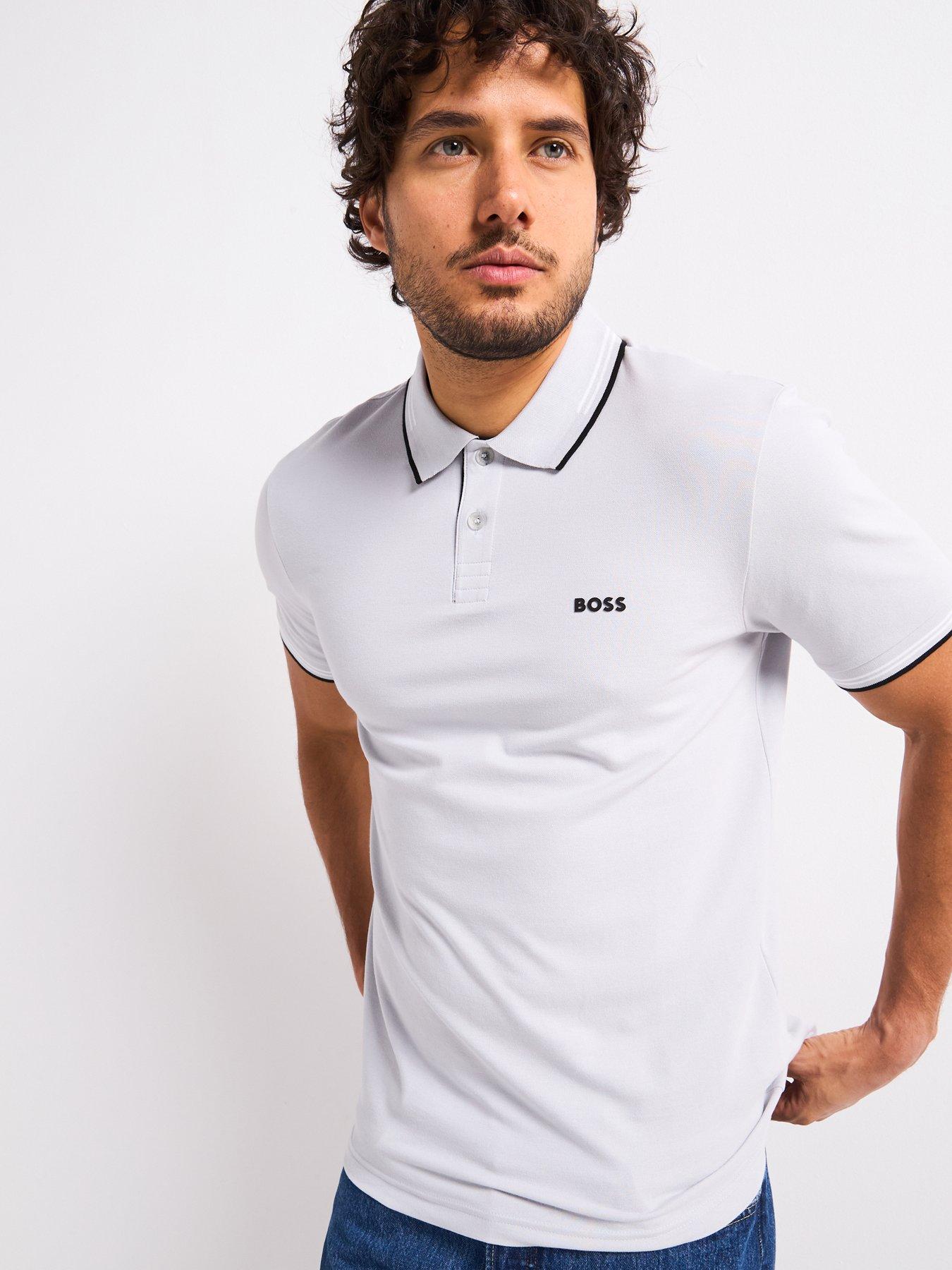 undefined Paul Slim Fit Polo Shirt- Light Grey