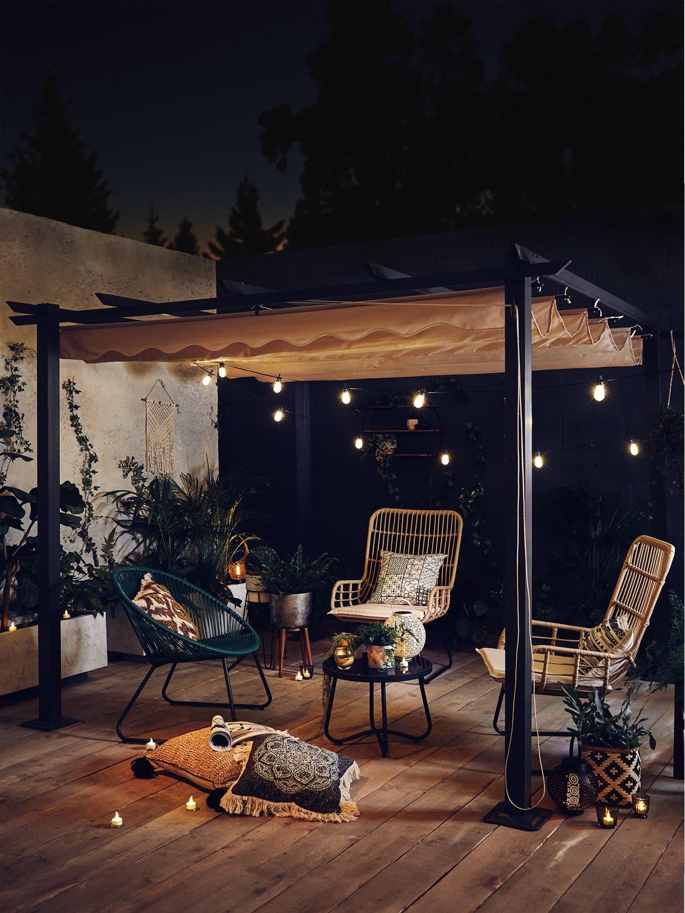 undefined Aluminium 3 X 3M Gazebo With Adjustable Canopy