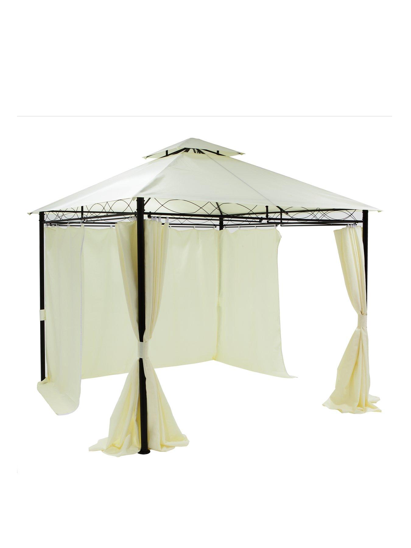 Image 6 of 6 of Very Home 3 X 3M Metal Gazebo With 4 Side Panels
