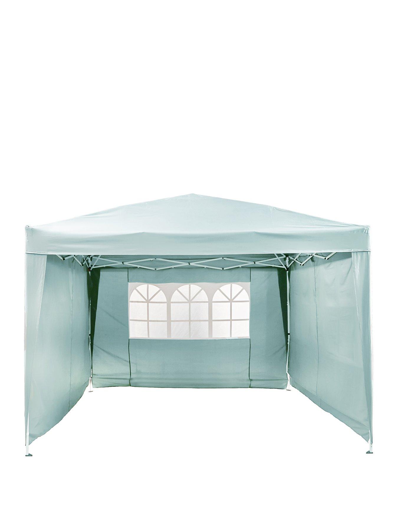 Image 2 of 6 of Very Home 3 X 3M Pop Up Gazebo With 3 Piece Side Panels - Blue
