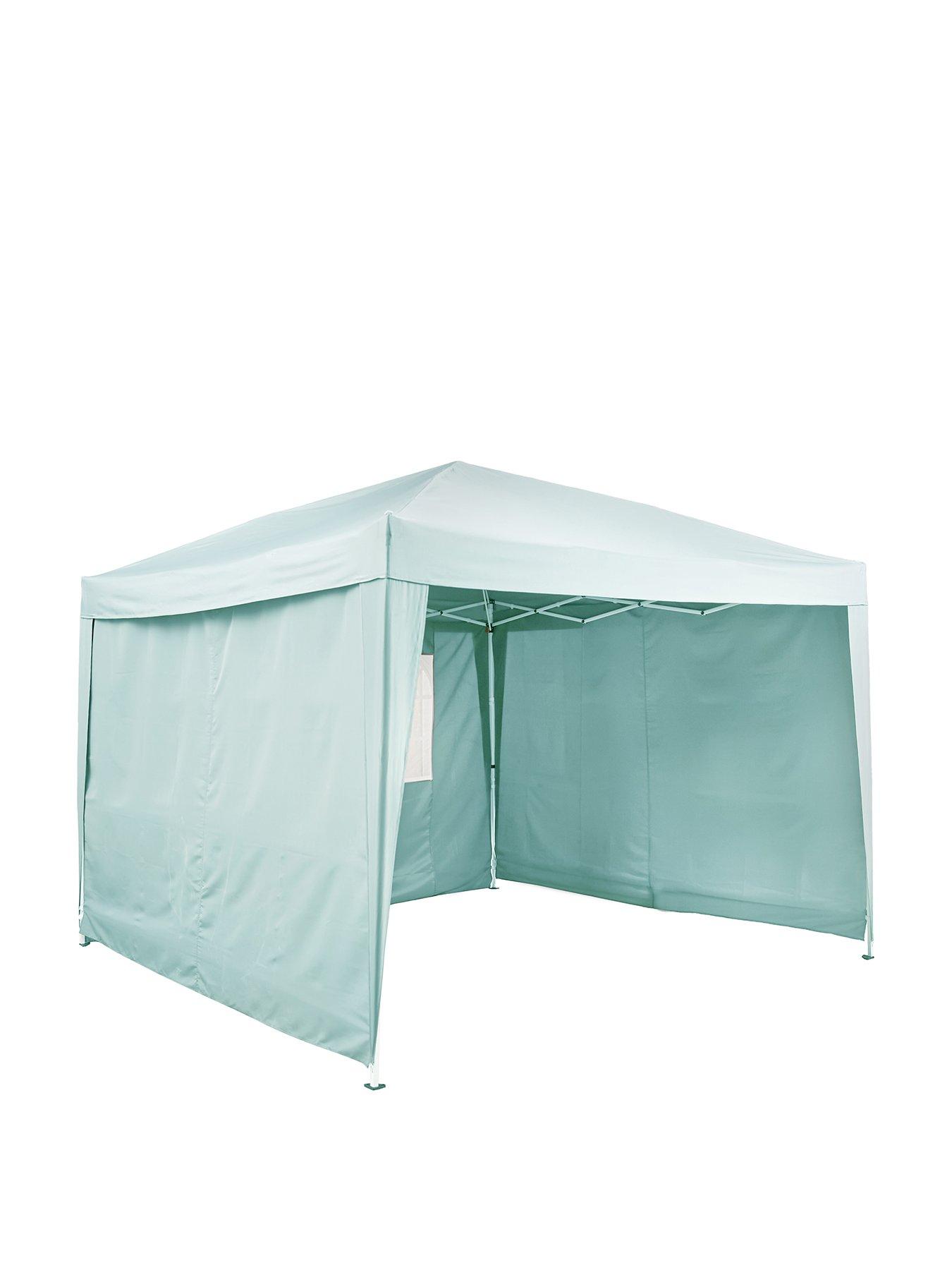 Image 3 of 6 of Very Home 3 X 3M Pop Up Gazebo With 3 Piece Side Panels - Blue