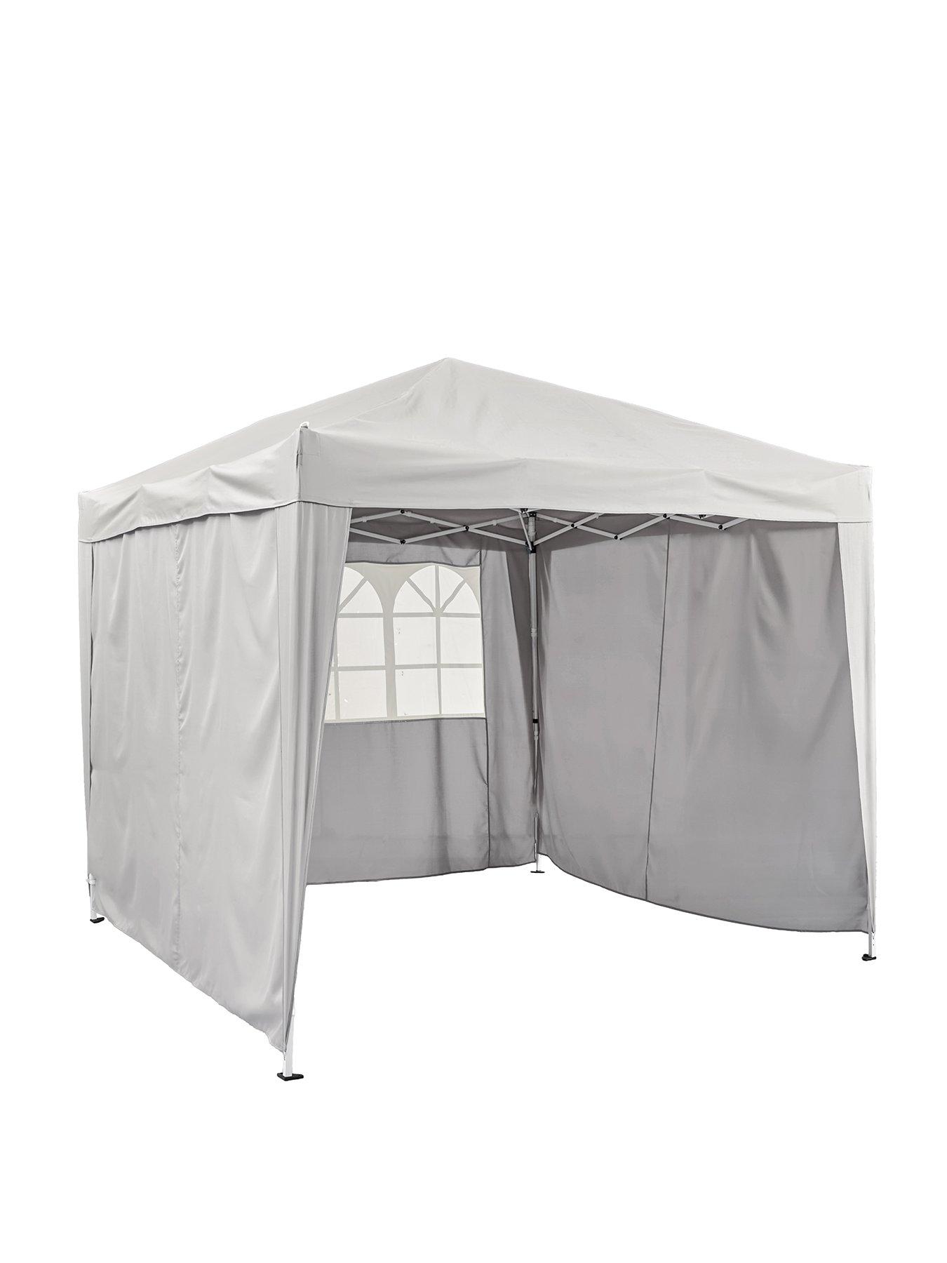 Image 3 of 6 of Very Home 2.5 X 2.5M Pop Up Gazebo With 3 Piece Side Panels -Grey