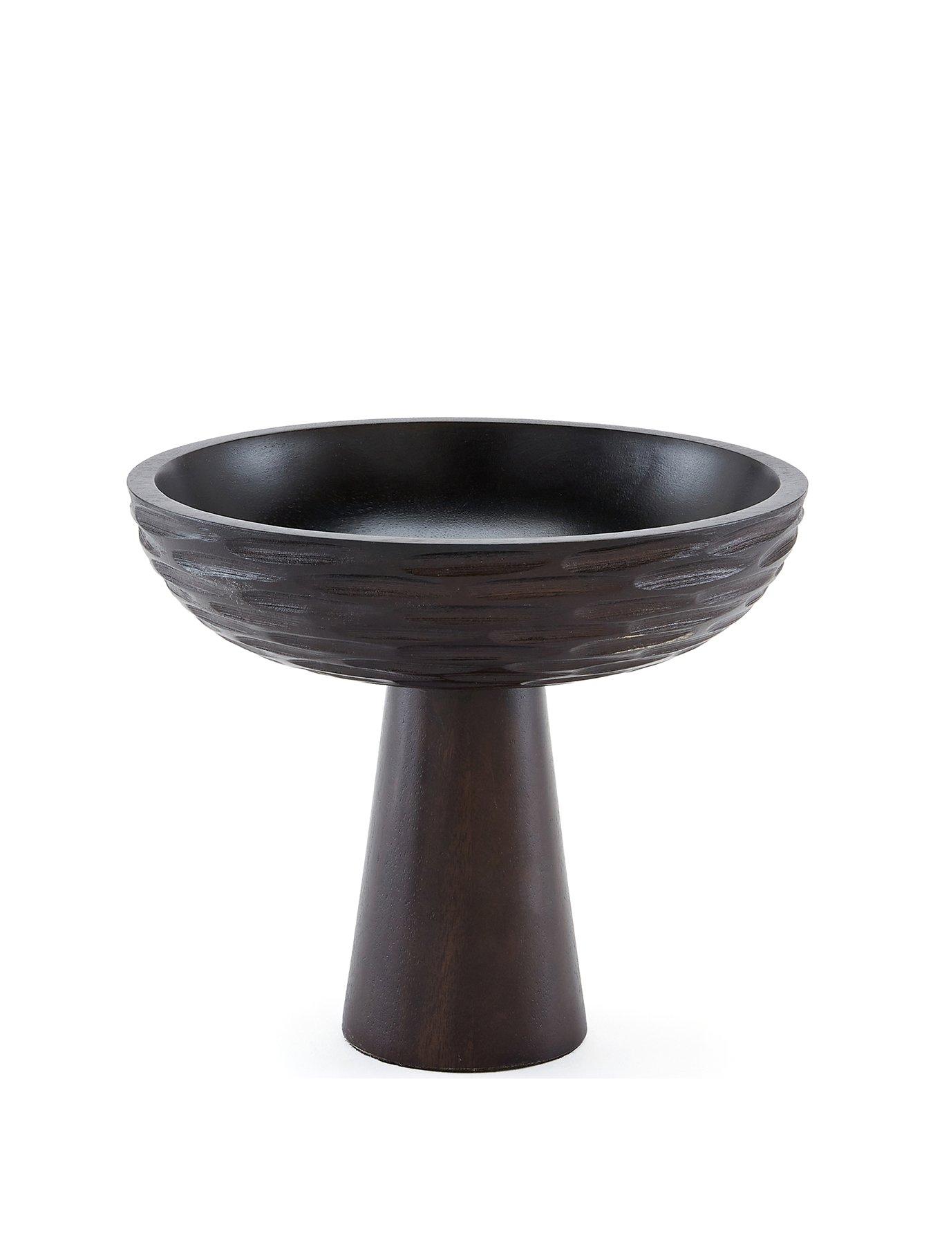 Image 2 of 4 of The Very Collection Carved Wooden Raised Bowl