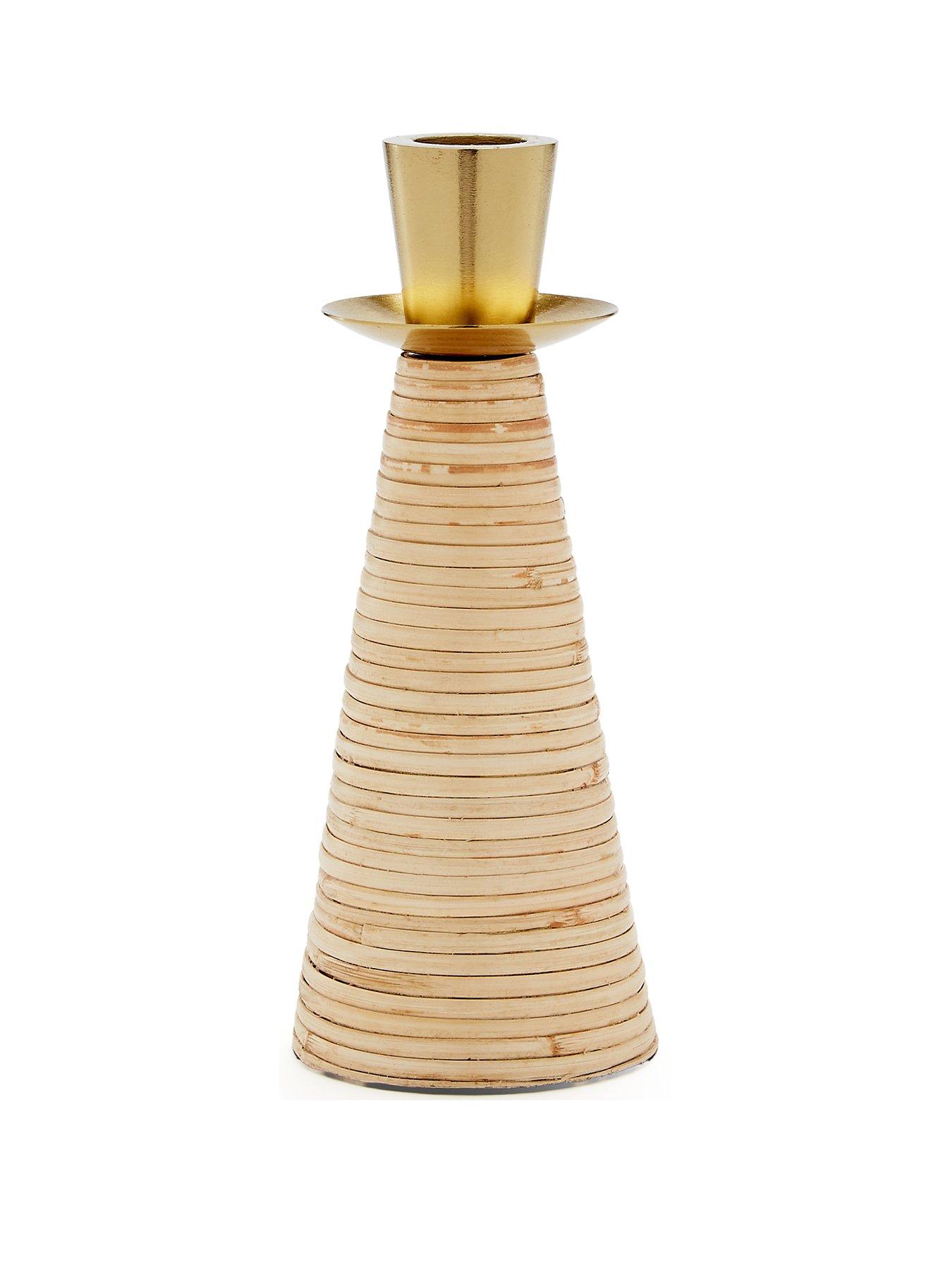 Image 2 of 4 of The Very Collection Bamboo Woven Candle Holder
