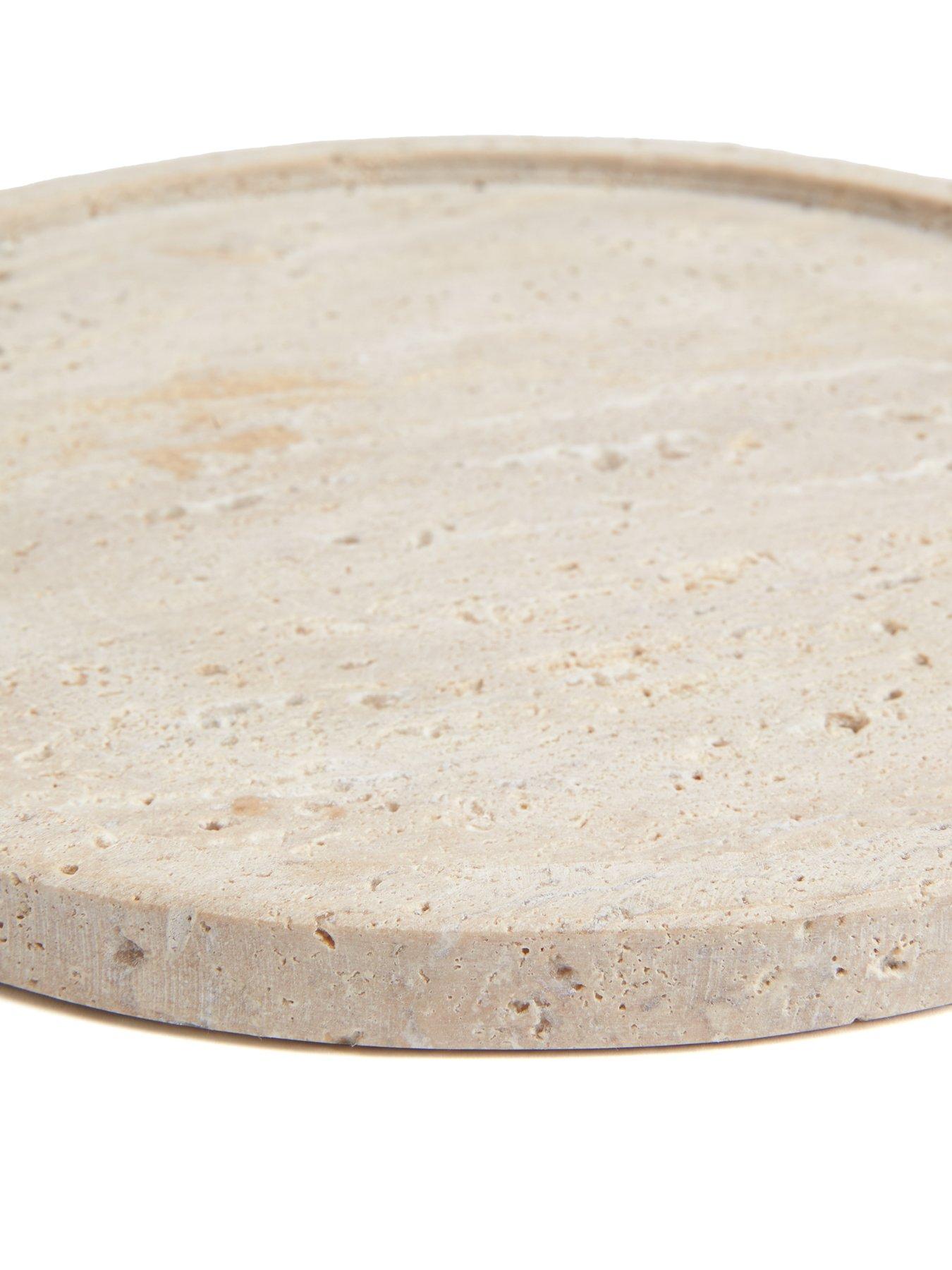 Image 4 of 6 of Michelle Keegan Home Travetine Large Round Tray - 25cm