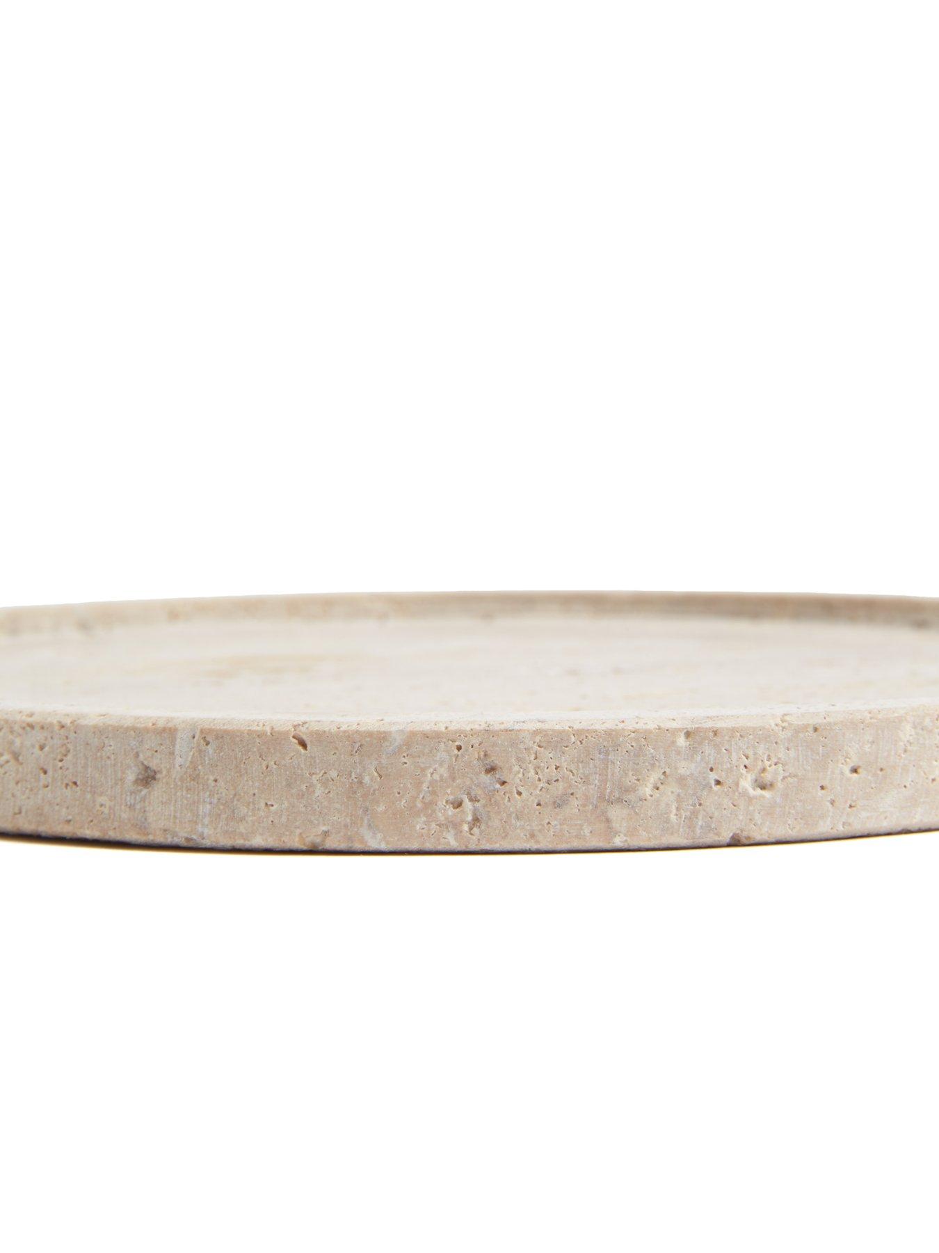 Image 5 of 6 of Michelle Keegan Home Travetine Large Round Tray - 25cm
