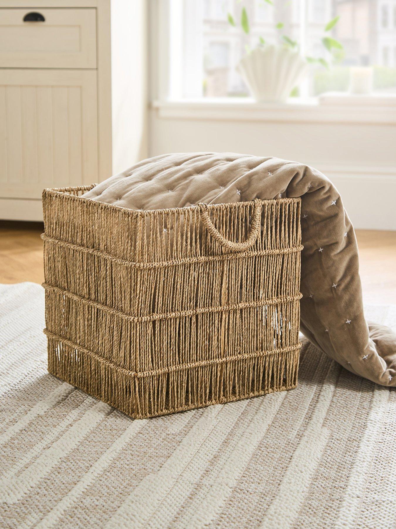 undefined Coastal  Square Basket Large