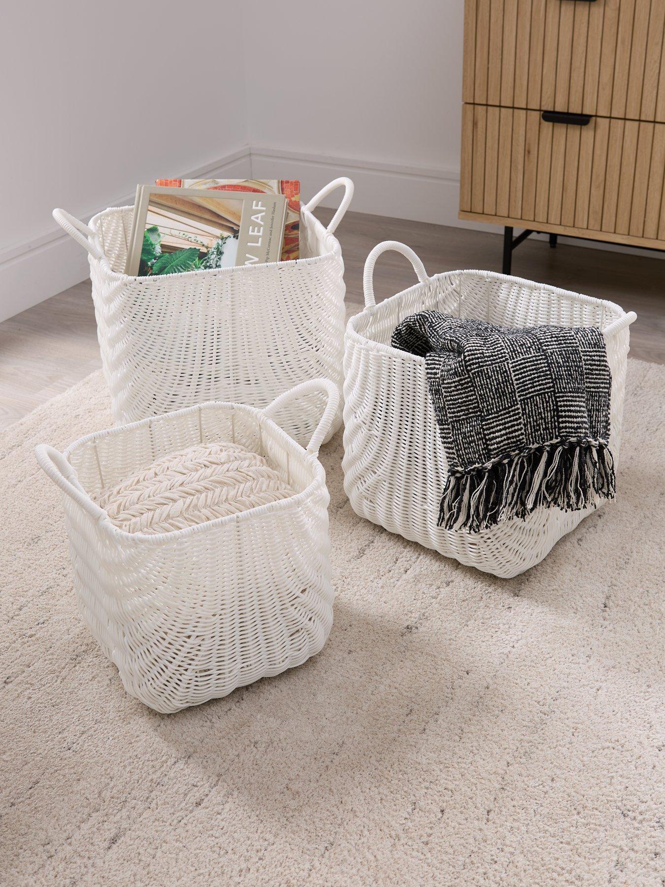 undefined Square Basket Set 3 - 37/32/27cm