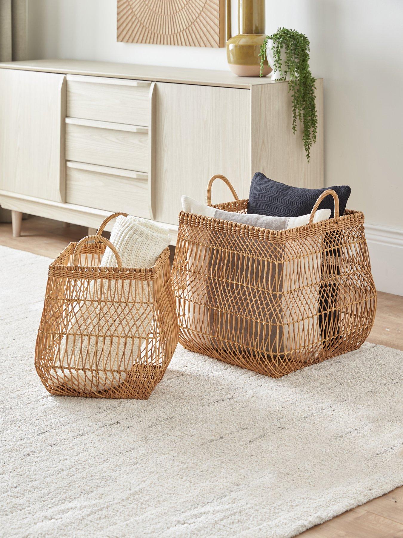 undefined Square Basket Set 2