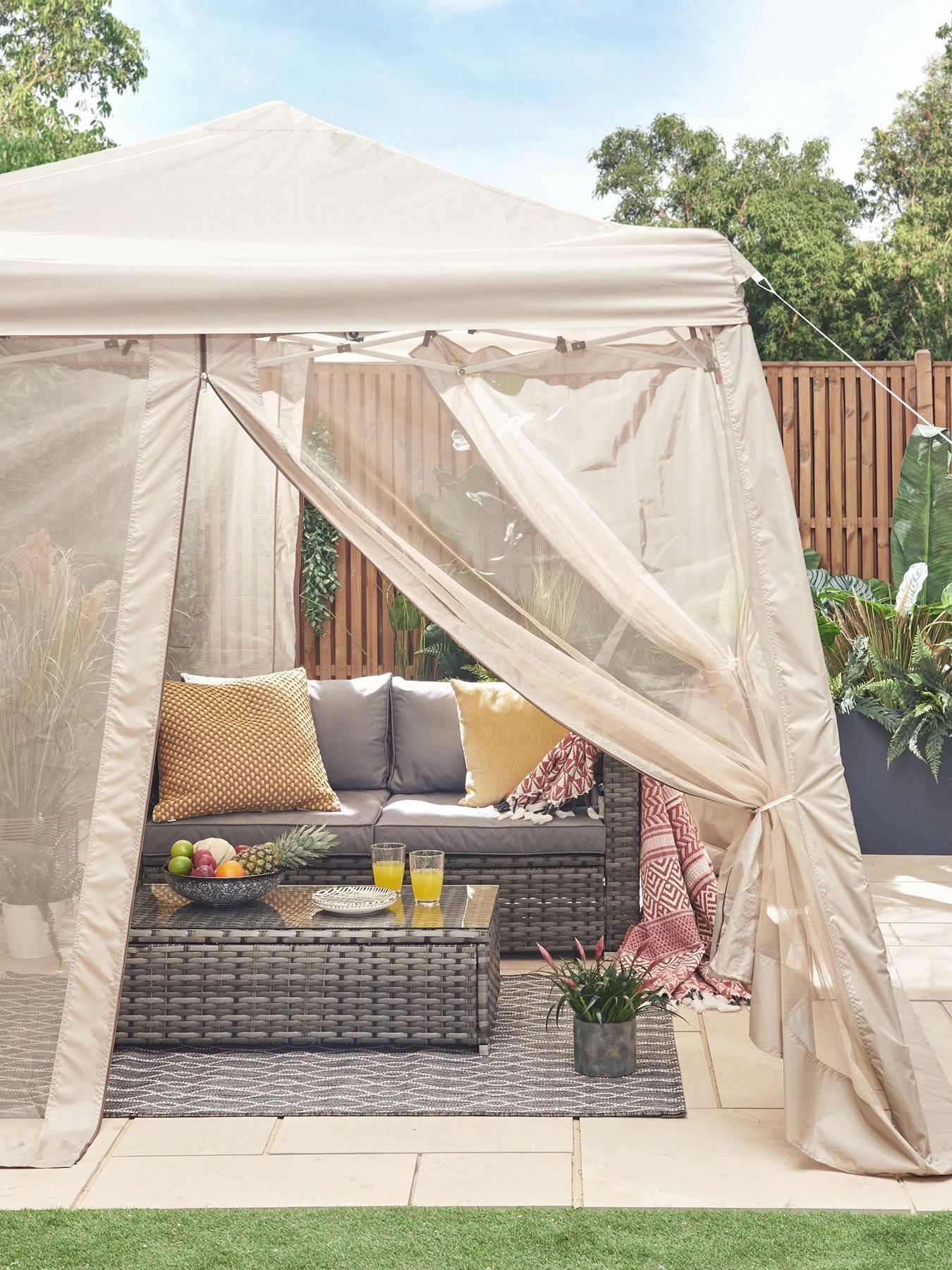 Image 1 of 6 of Very Home 2.4X2.4M Pop Up Gazebo With Mosquito Net