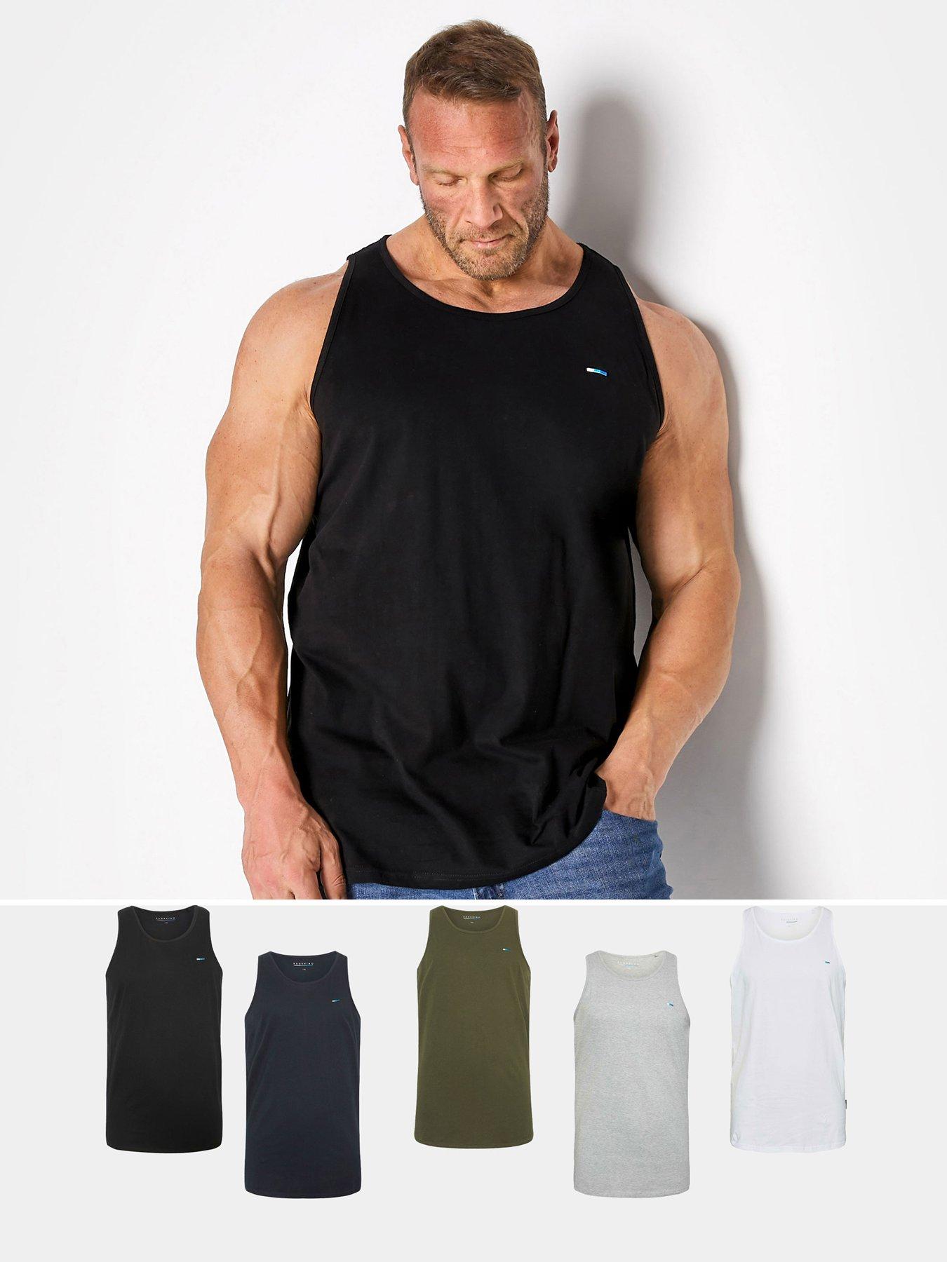 BadRhino 5 Pack Vest, Multi, Size 5-6Xl, Men