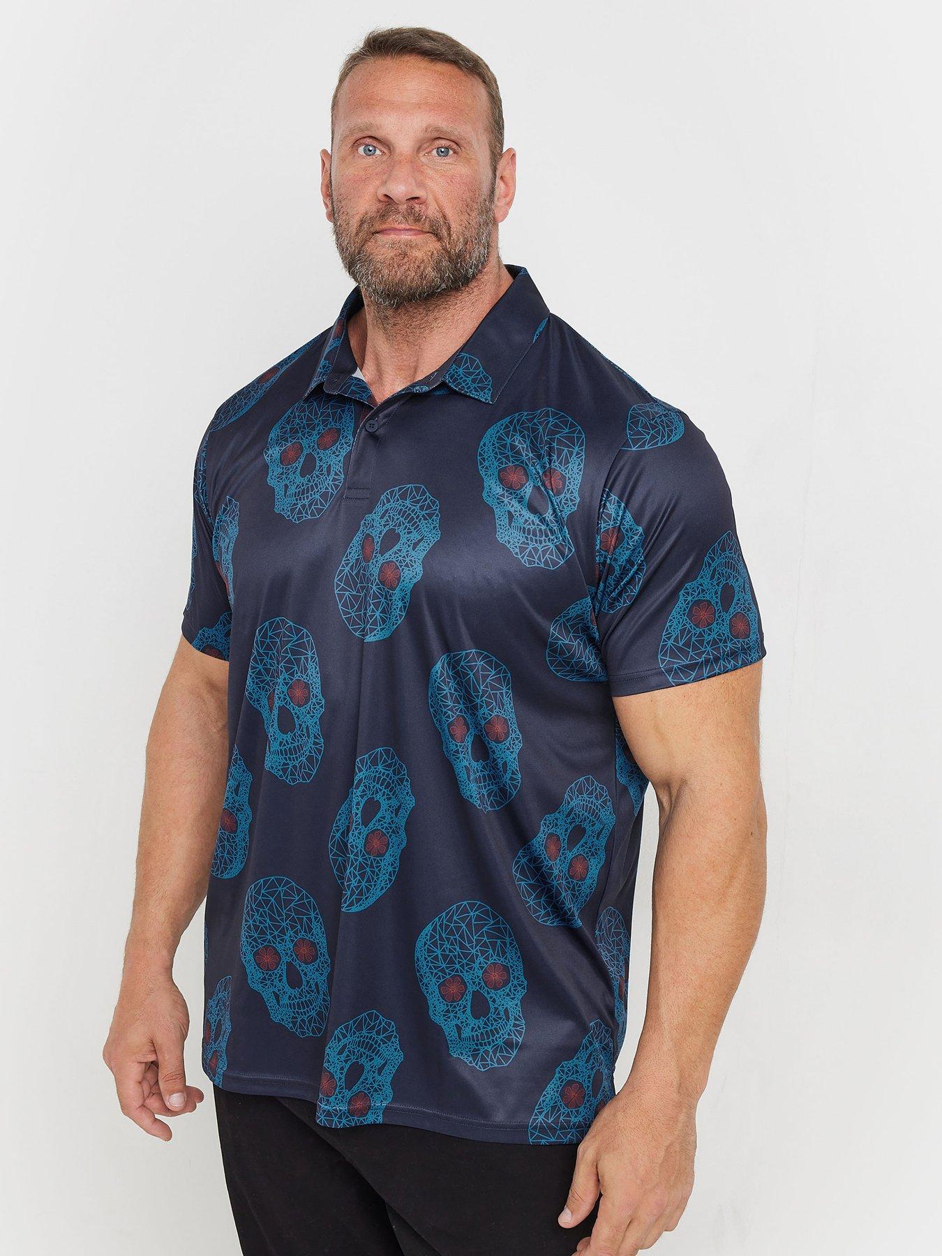 Skull polo shirt on sale