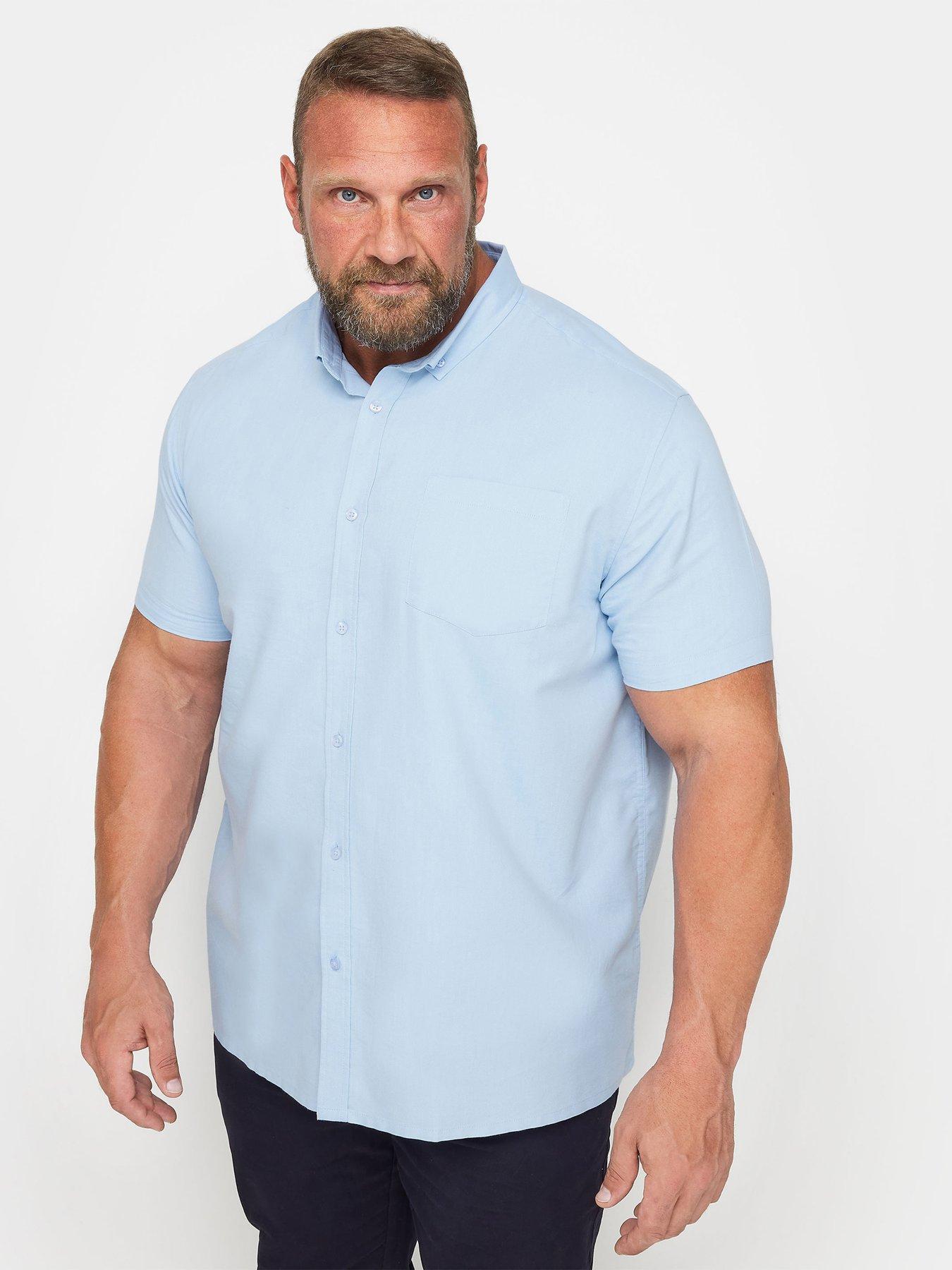 undefined Oxford Short Sleeve Shirt - Blue