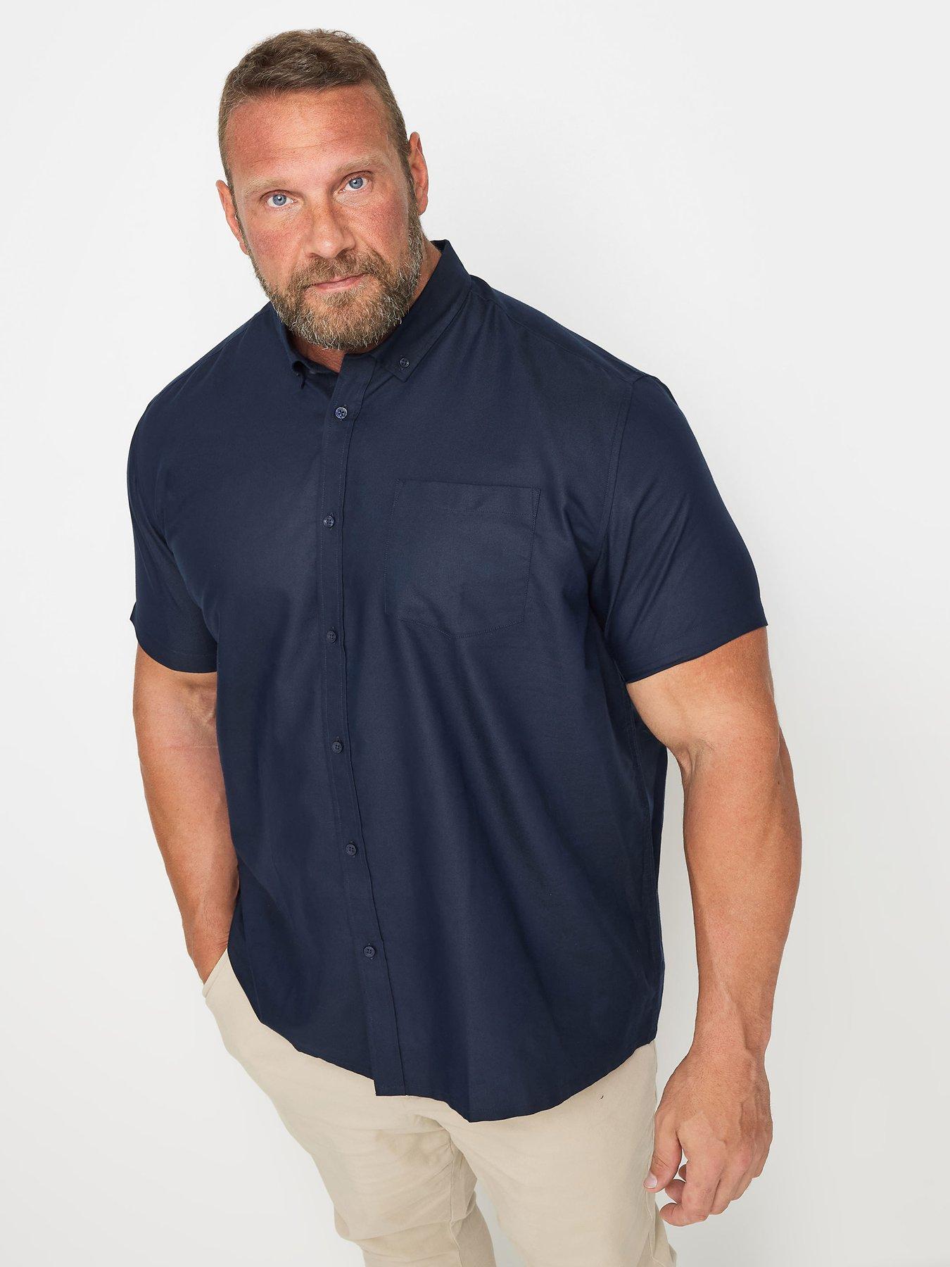 undefined Oxford Short Sleeve Shirt - Blue