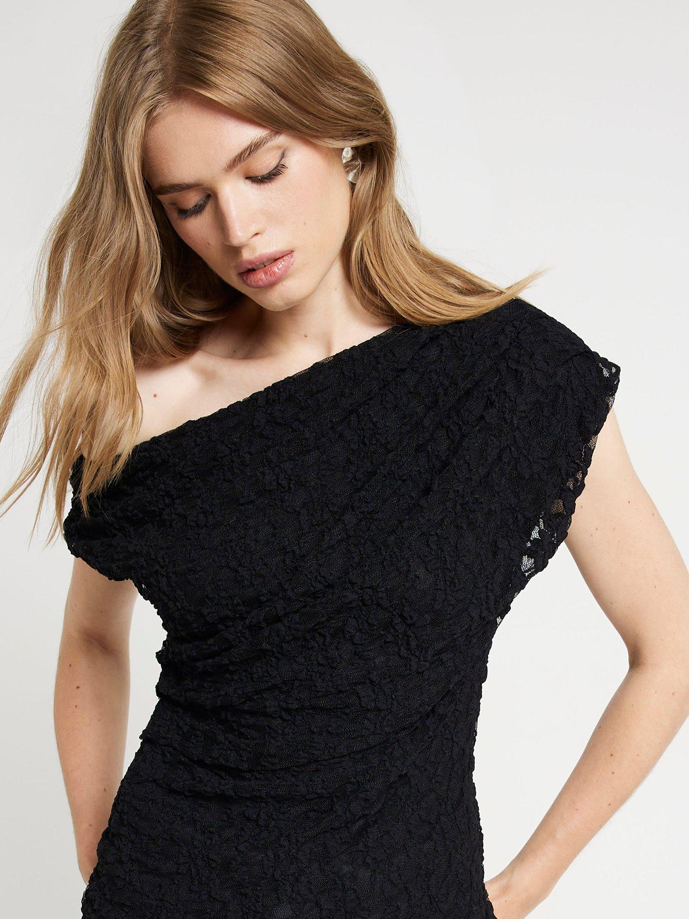 undefined Drape Top - Black
